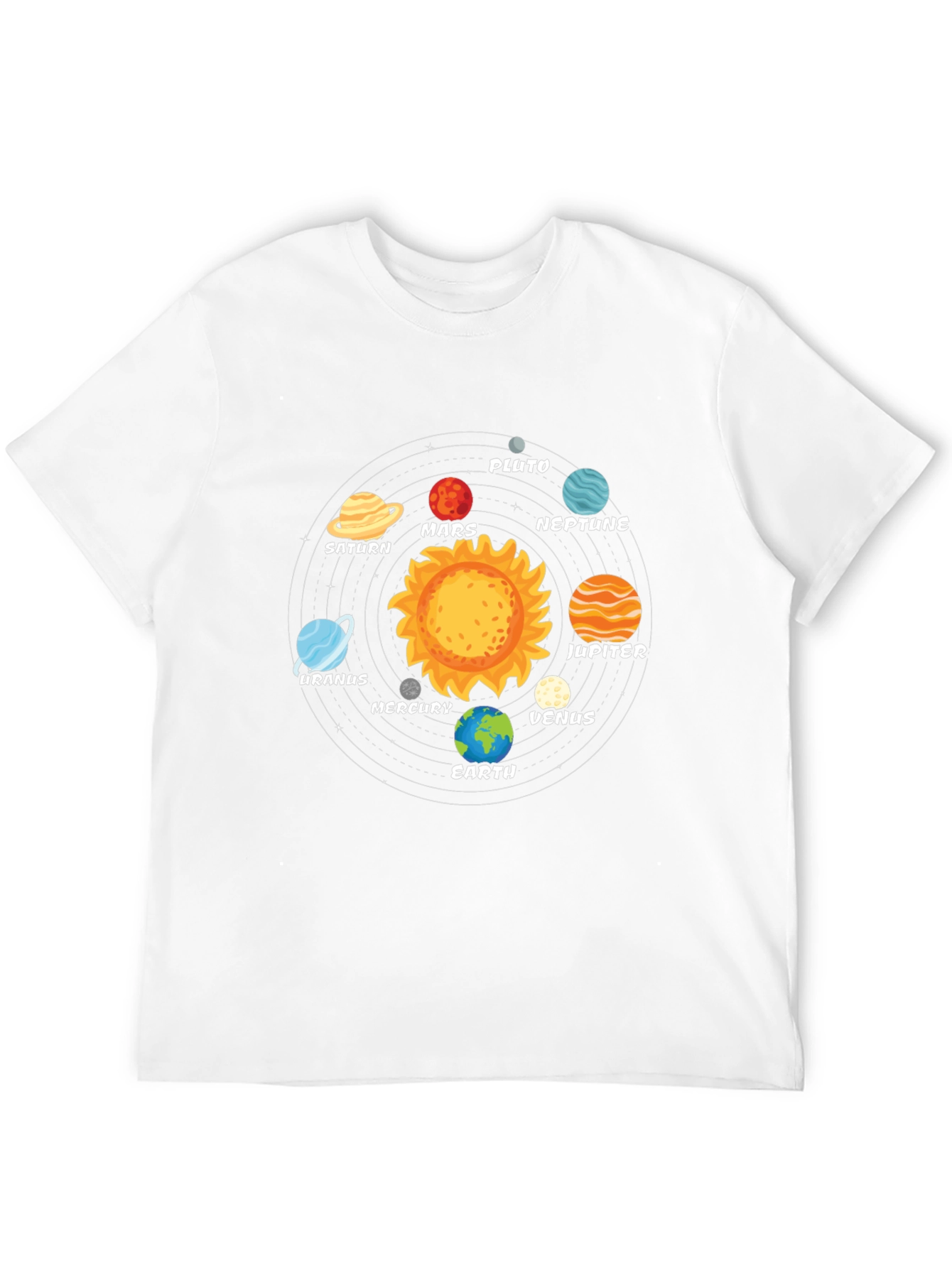 Planets Solar System T-Shirt - Outer Space Galaxy Tee
