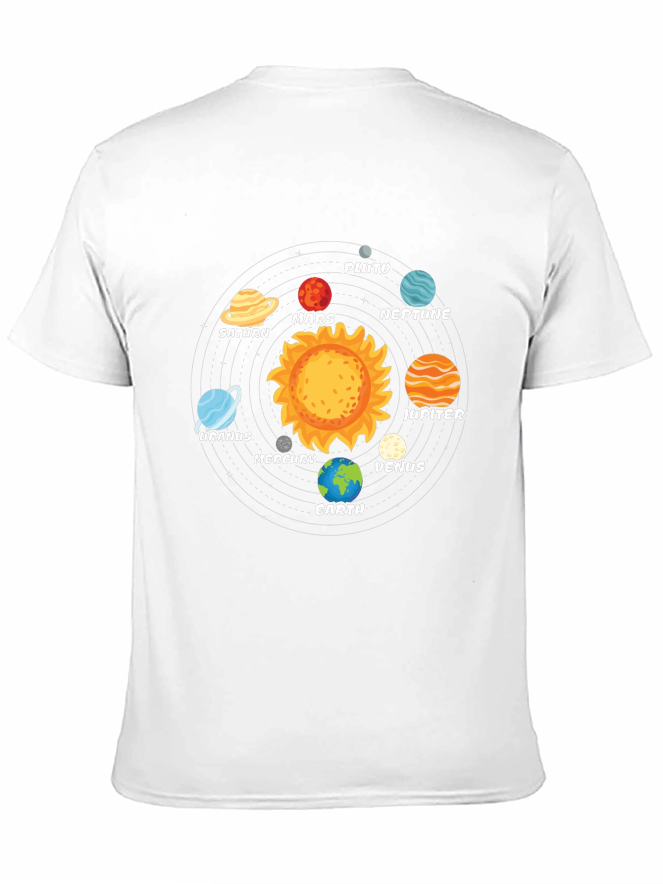 Planets Solar System T-Shirt - Outer Space Galaxy Tee