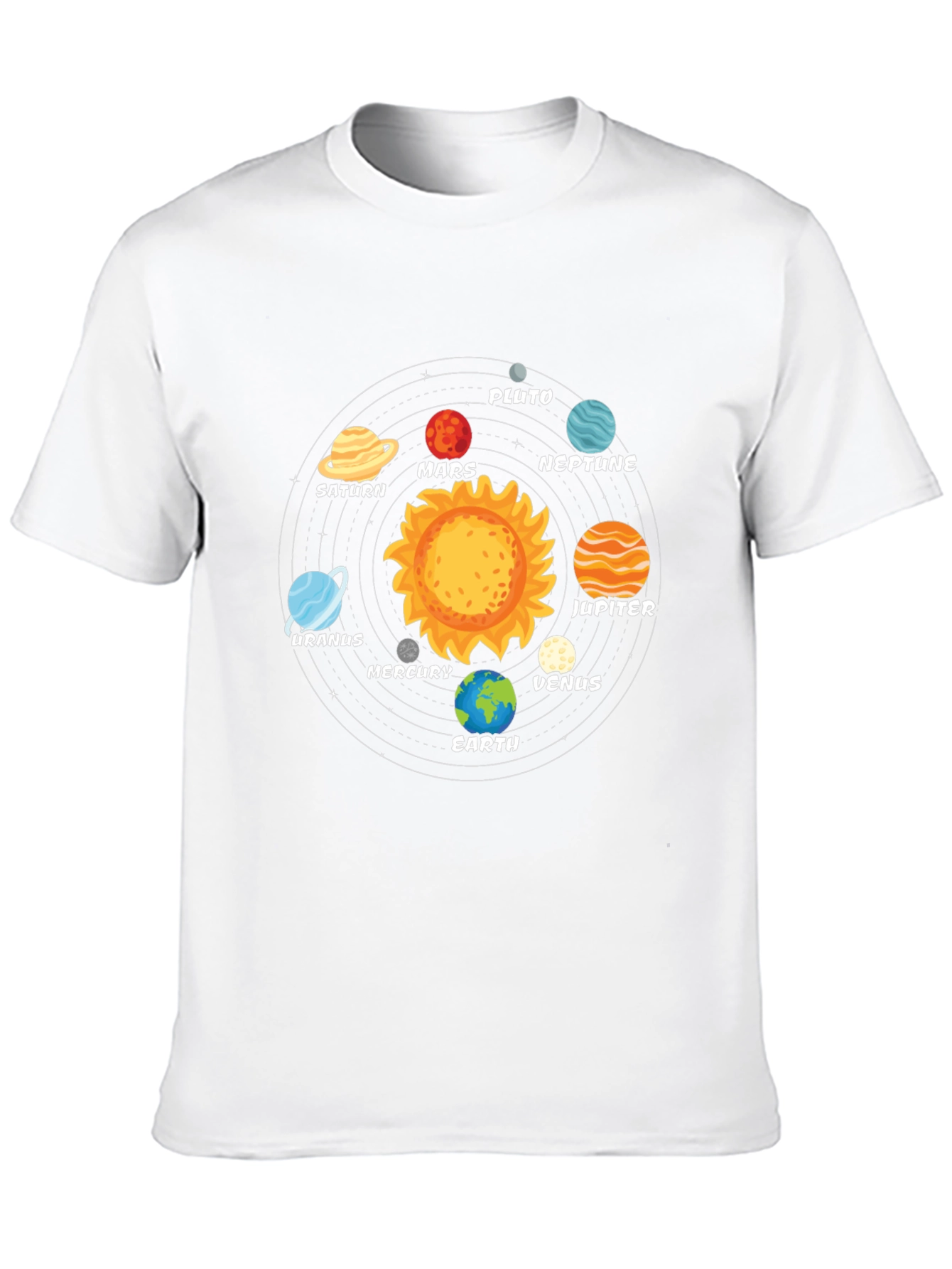 Planets Solar System T-Shirt - Outer Space Galaxy Tee