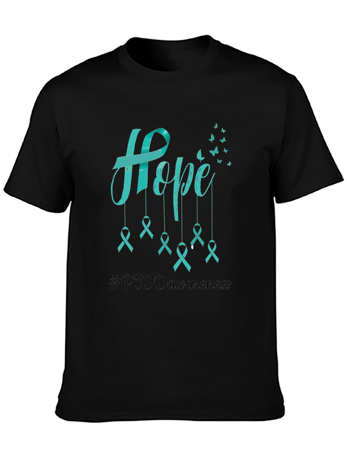 Hope PTSD Awareness Ribbon T-Shirt
