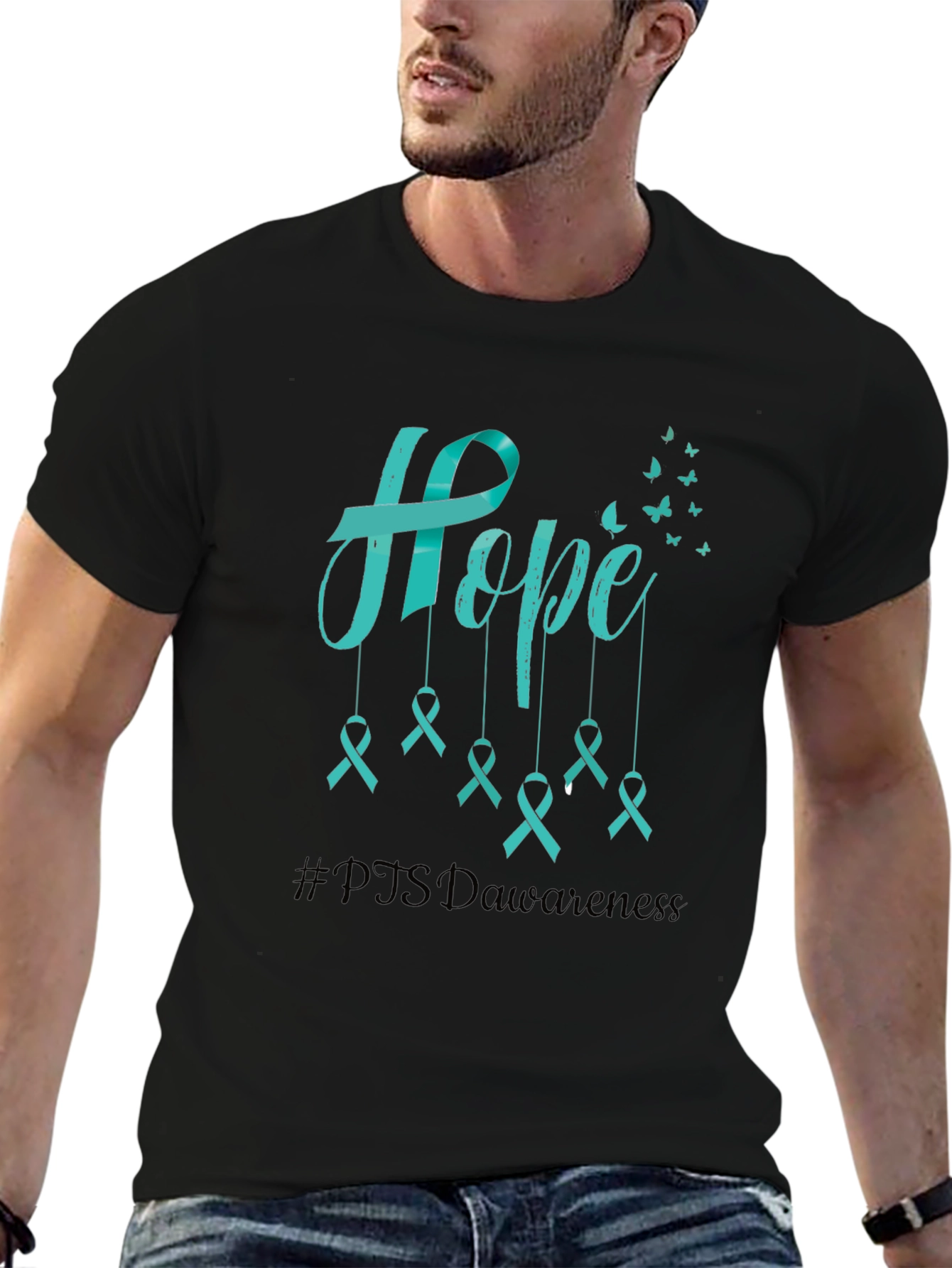 Hope PTSD Awareness Ribbon T-Shirt