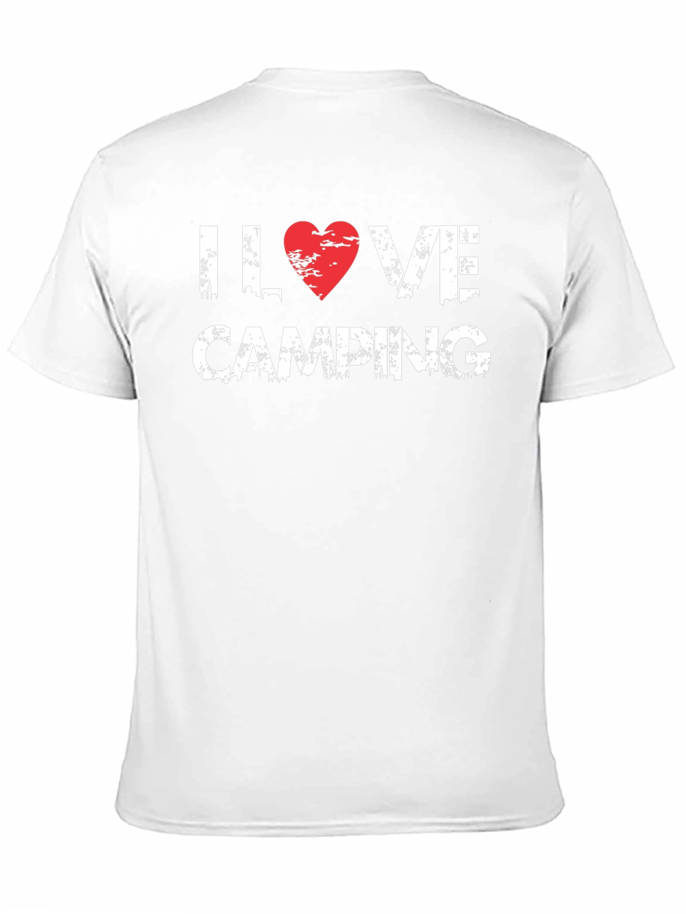 I Love Camping Graphic Tee - Black