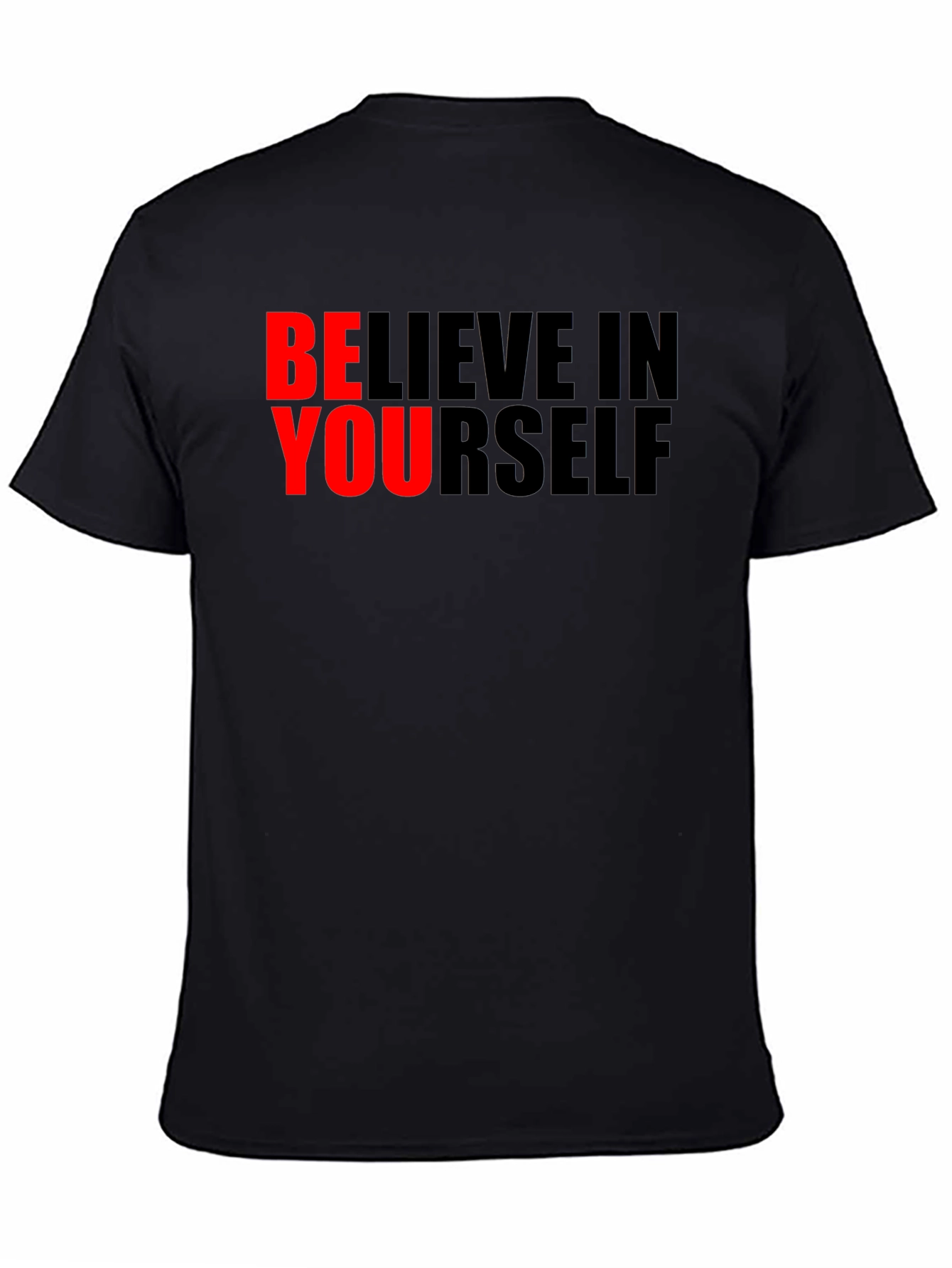 Believe in Yourself Graphic Tee - Black