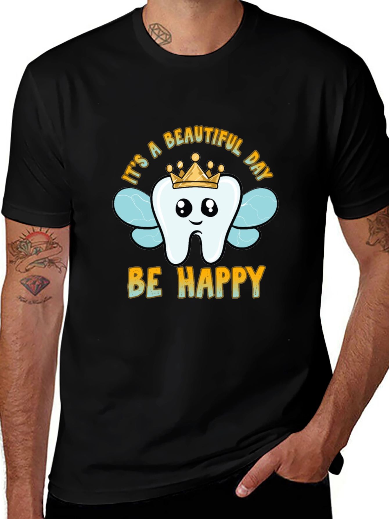 Its A Beautiful Day Be Happy Tee
