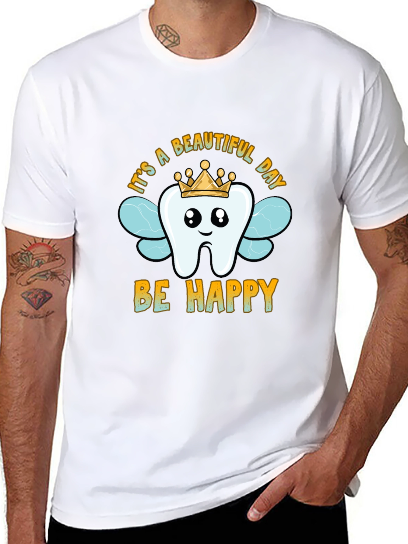 Its A Beautiful Day Be Happy Tee