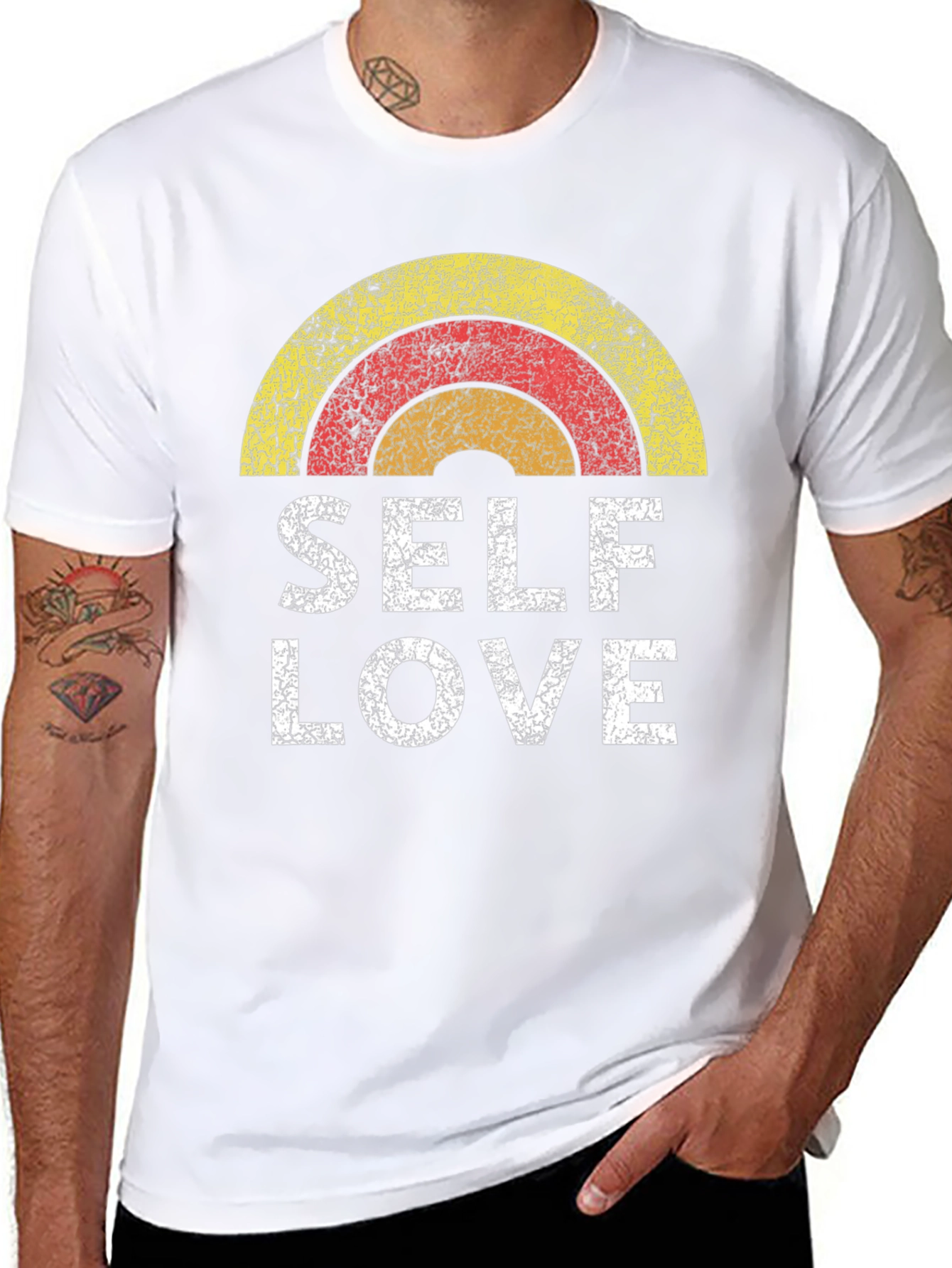 Retro Self Love Graphic T-Shirt