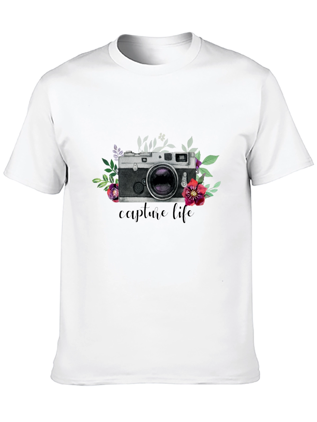 Capture Life Camera Graphic T-Shirt