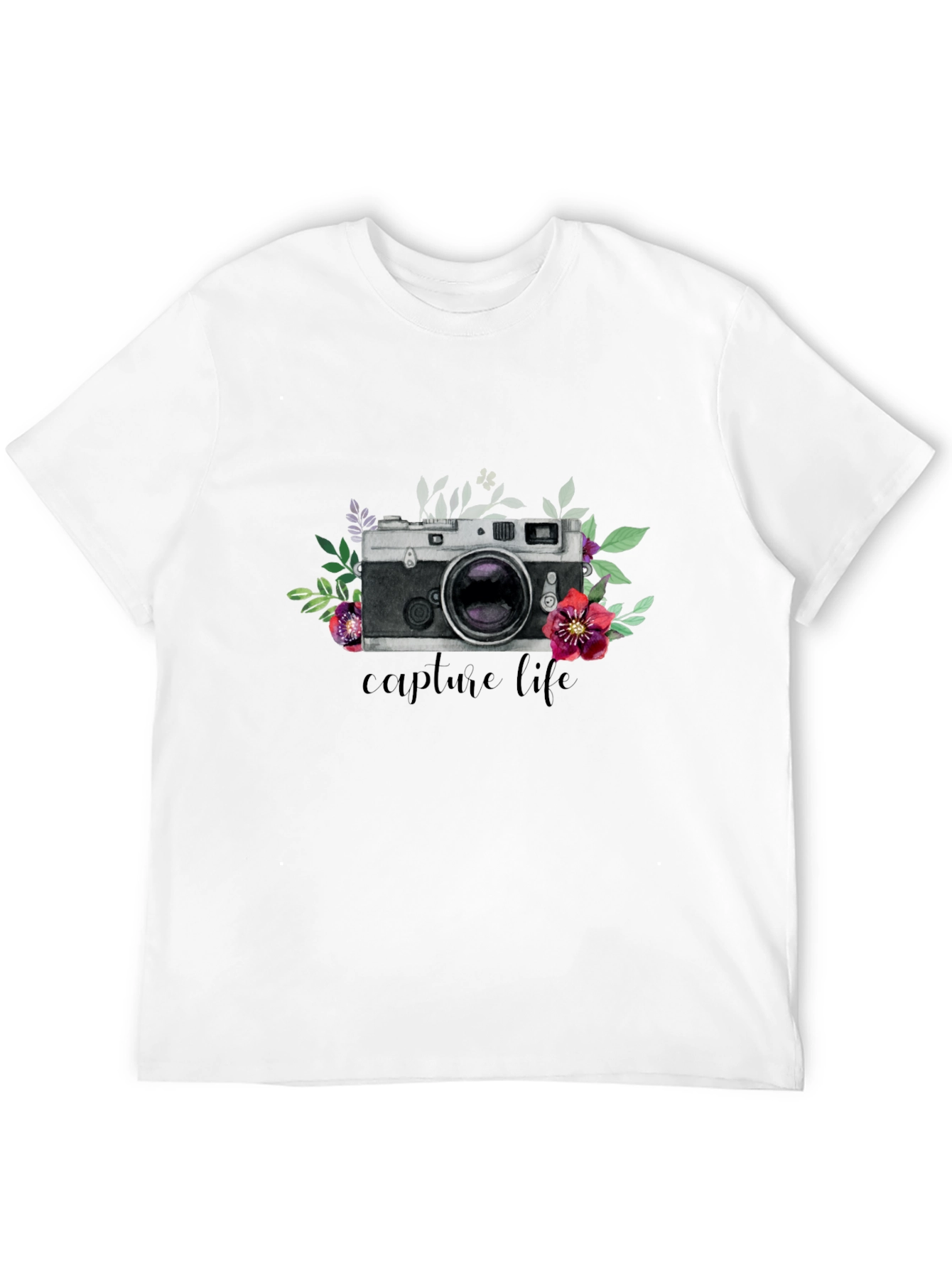 Capture Life Camera Graphic T-Shirt