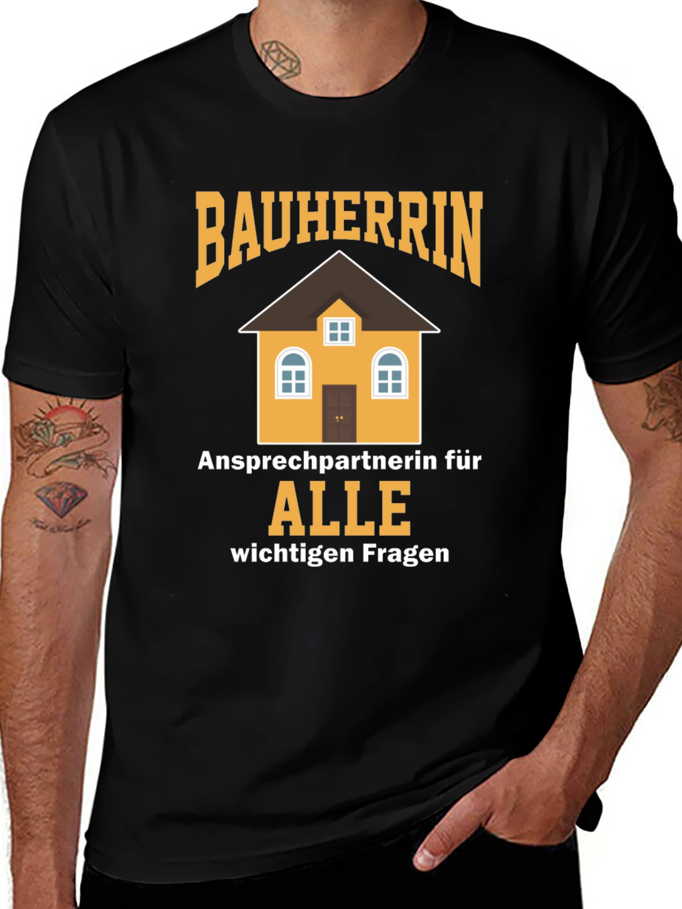 Bauherrin T-Shirt - Construction Queen