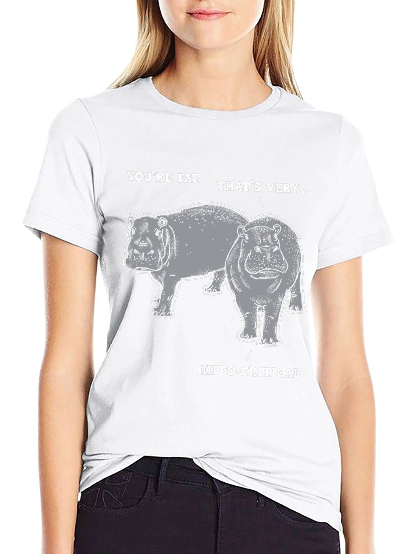 Hippo-Critical Graphic Tee