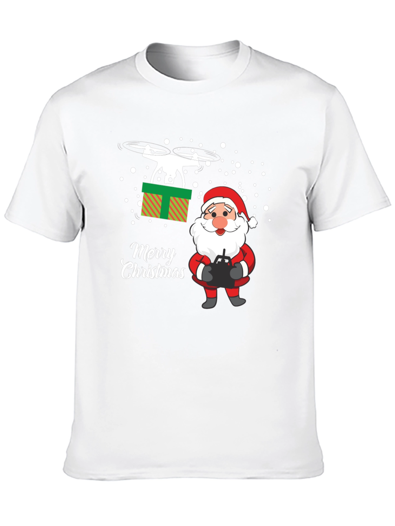 Santa Drone Delivery Christmas T-Shirt