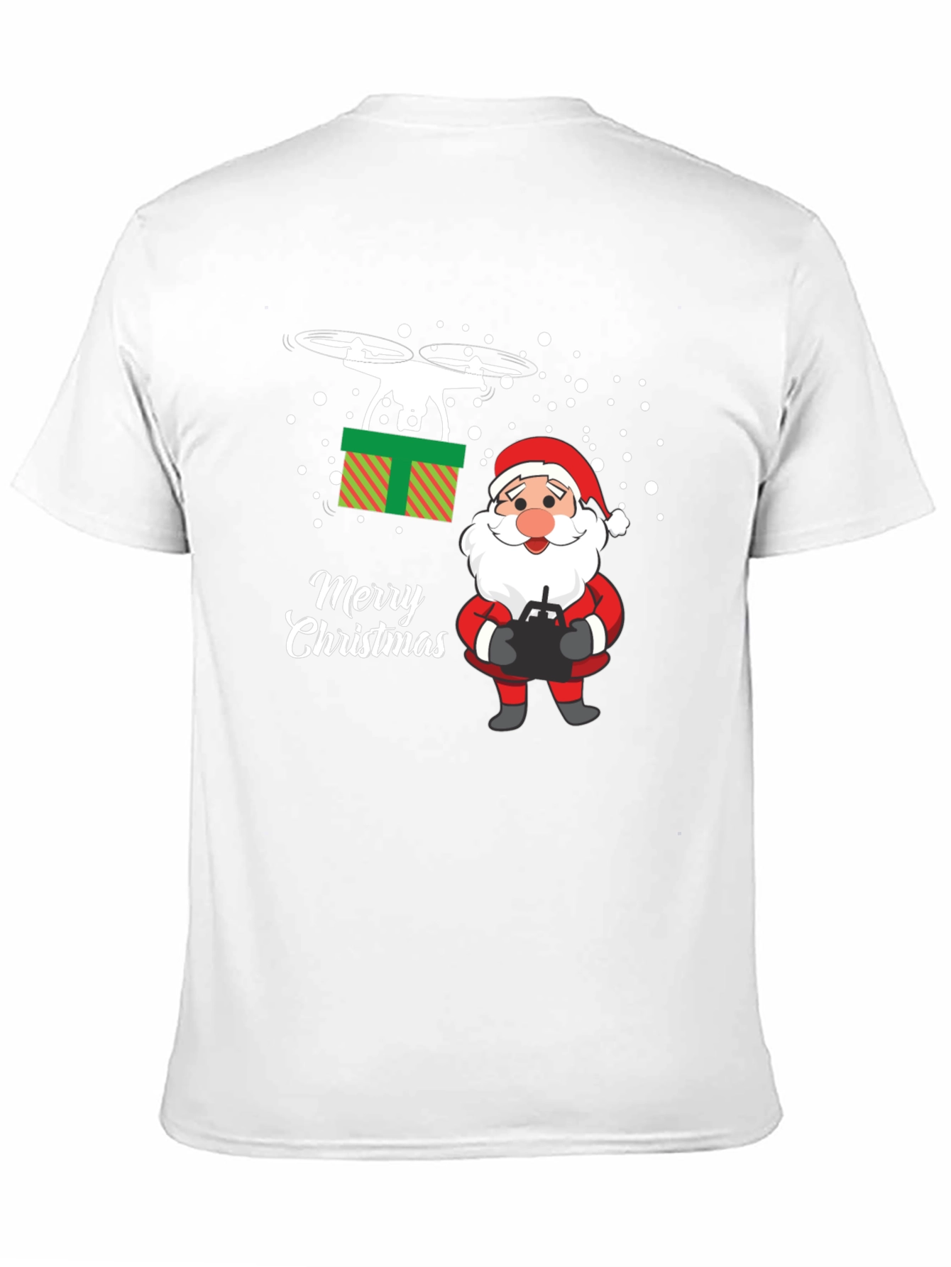 Santa Drone Delivery Christmas T-Shirt