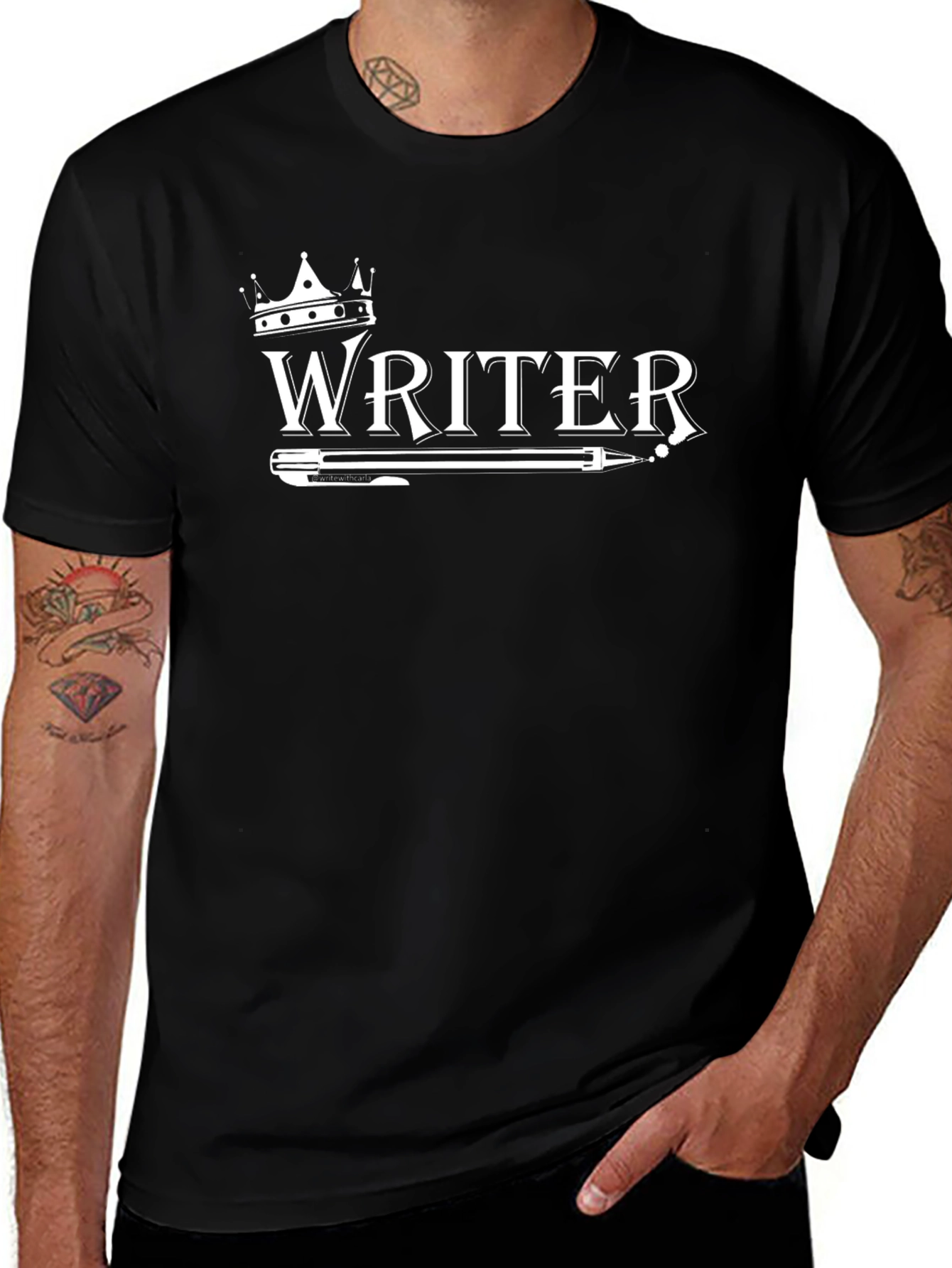Writer Tee - King of Words Graphic T-Shirt