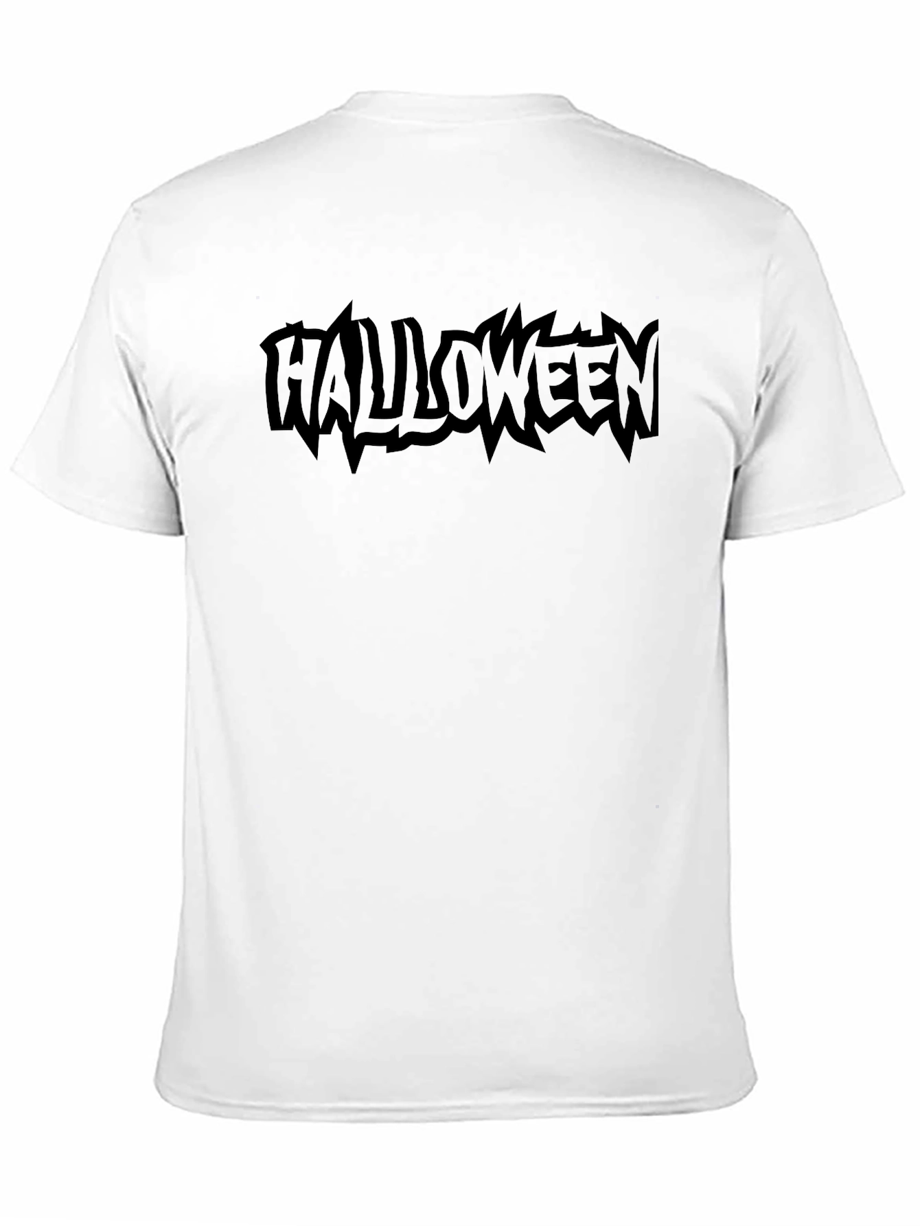 Halloween Graphic T-Shirt - Mens Black Crew Neck Tee