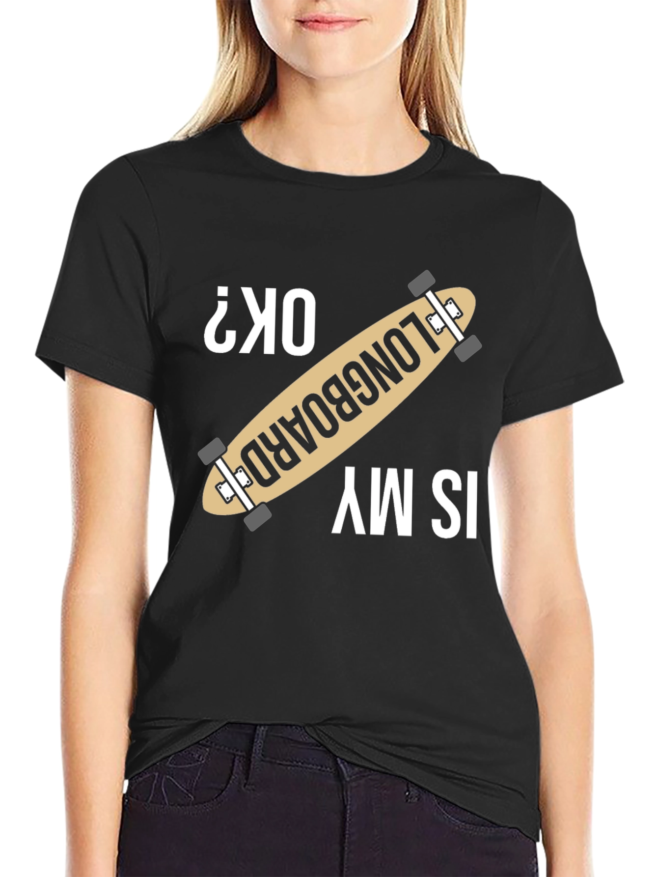 Longboard OK? Graphic Tee - Skater Style