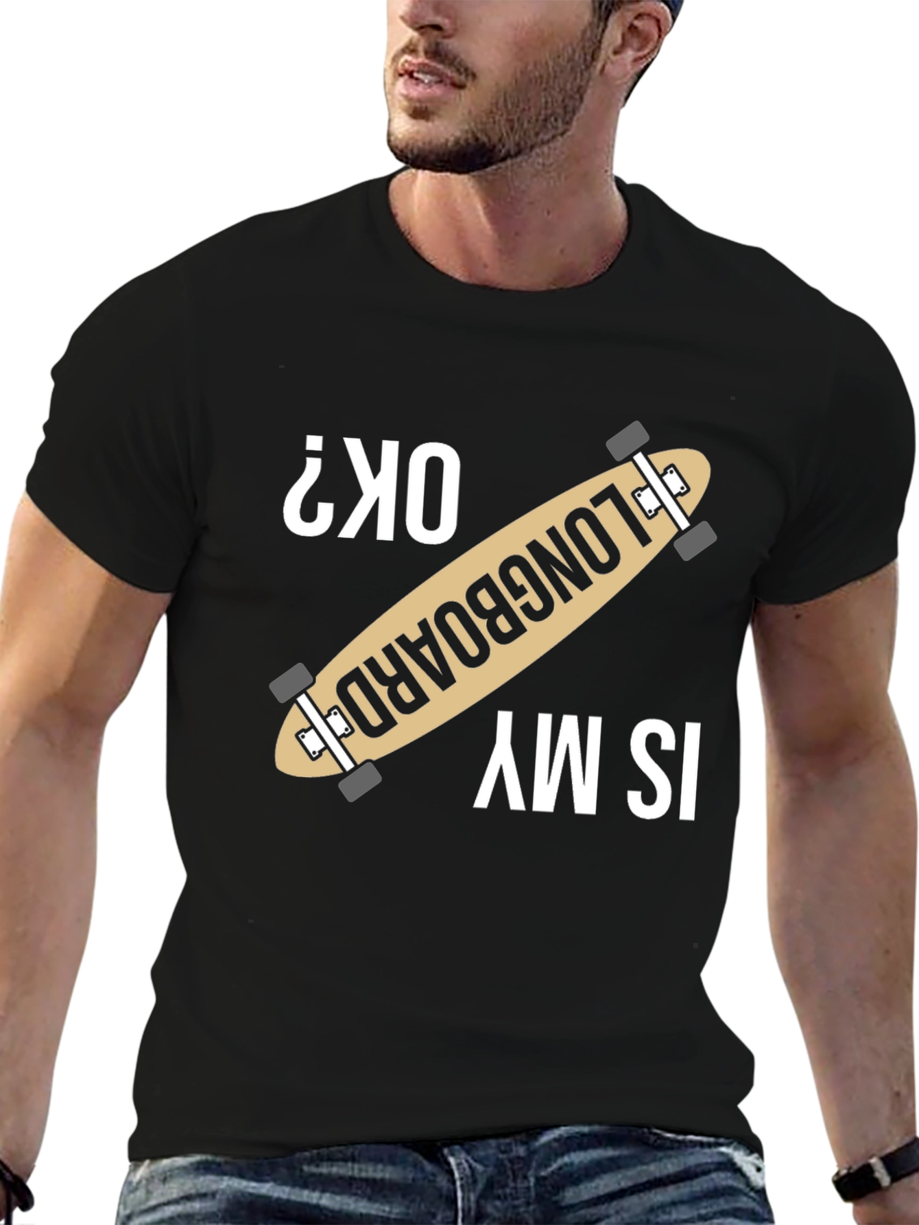 Longboard OK? Graphic Tee - Skater Style