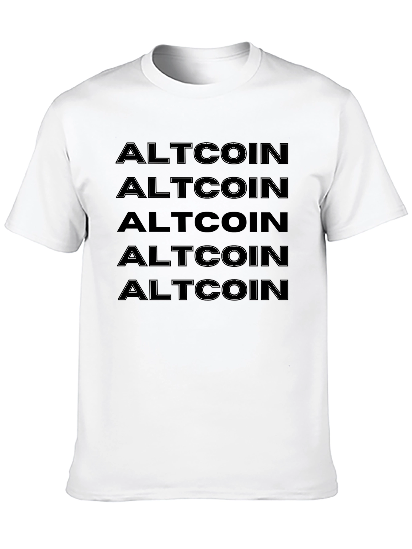 Altcoin Graphic Tee - Black Crypto Shirt