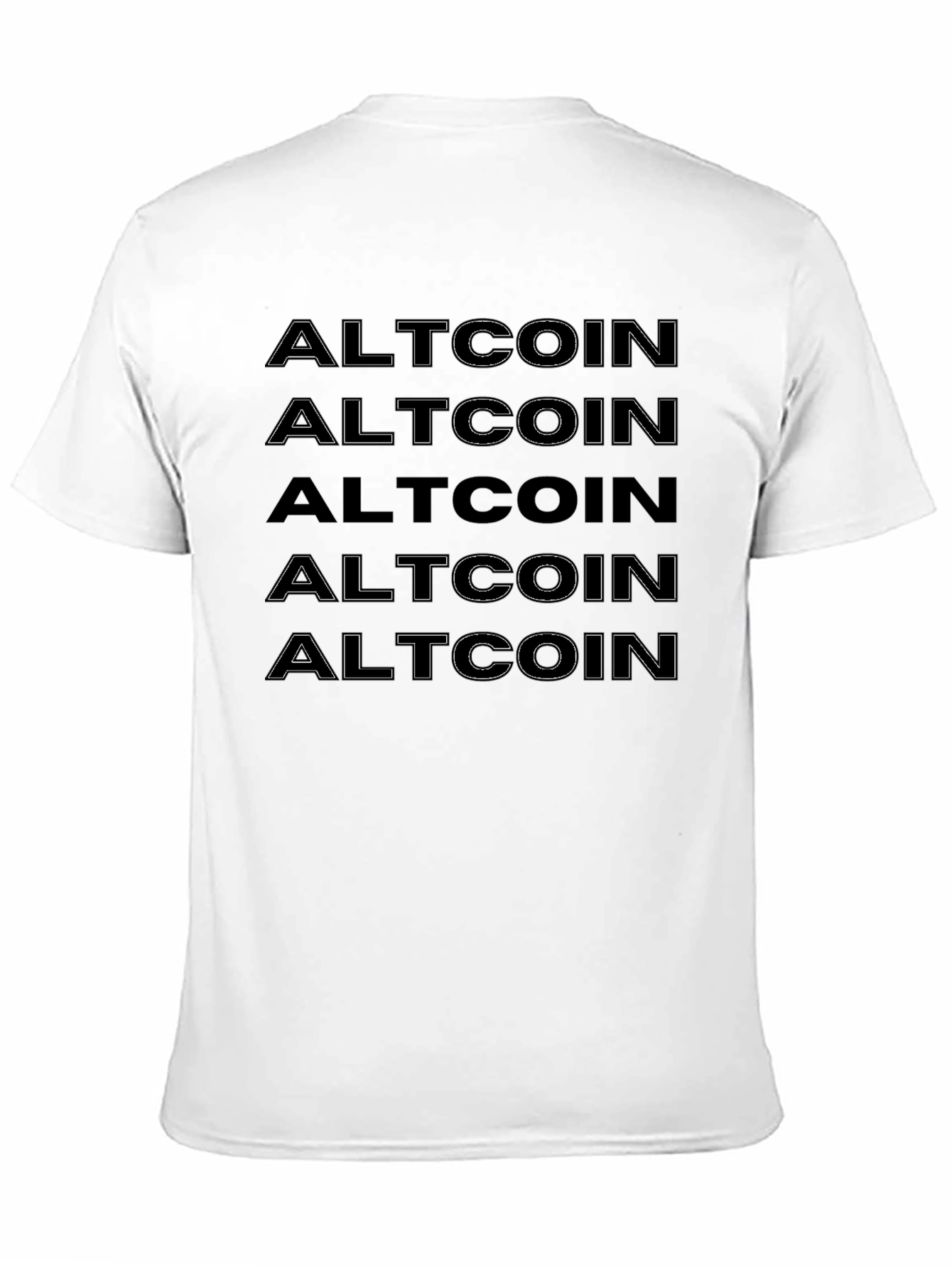 Altcoin Graphic Tee - Black Crypto Shirt