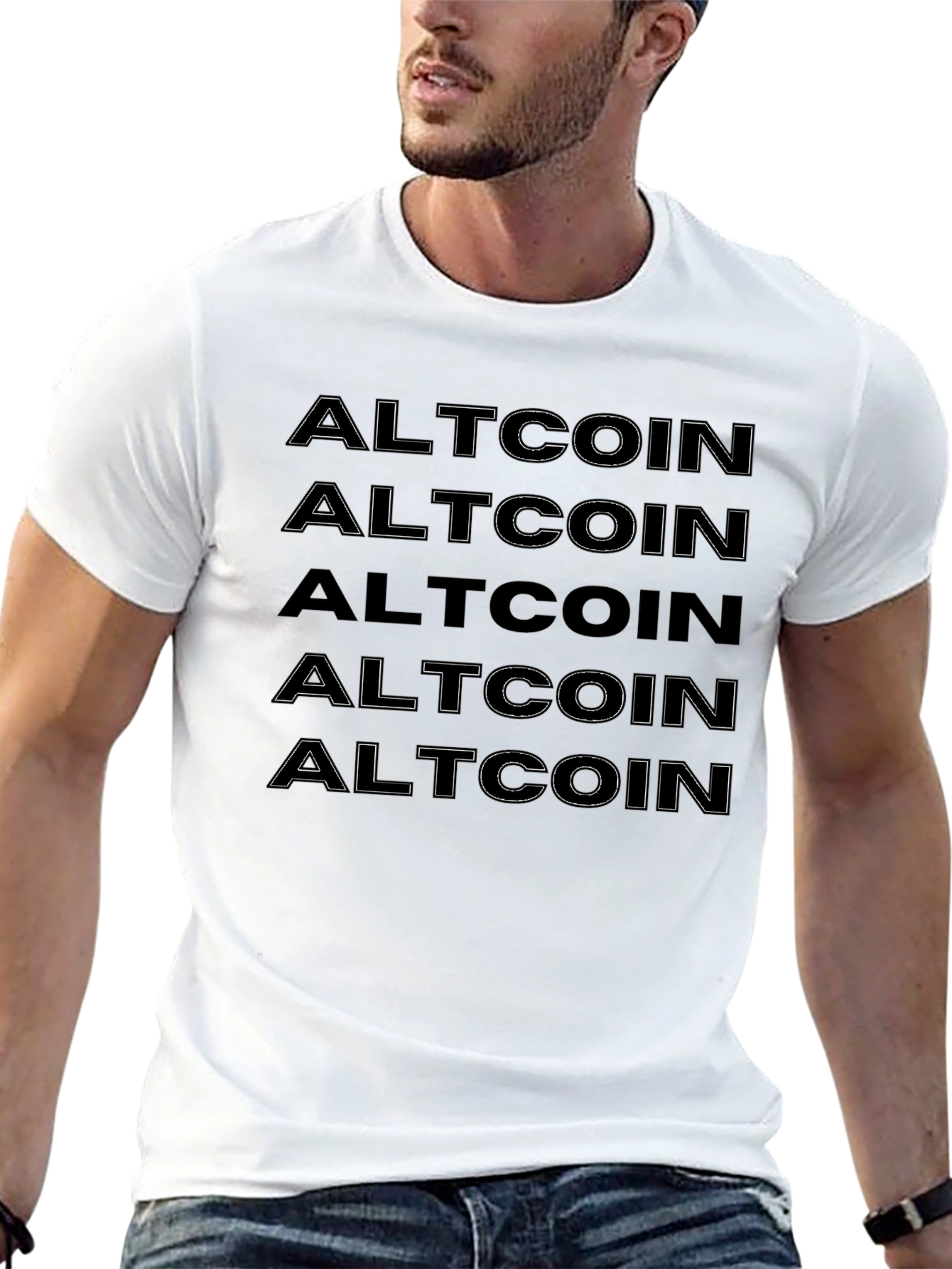 Altcoin Graphic Tee - Black Crypto Shirt