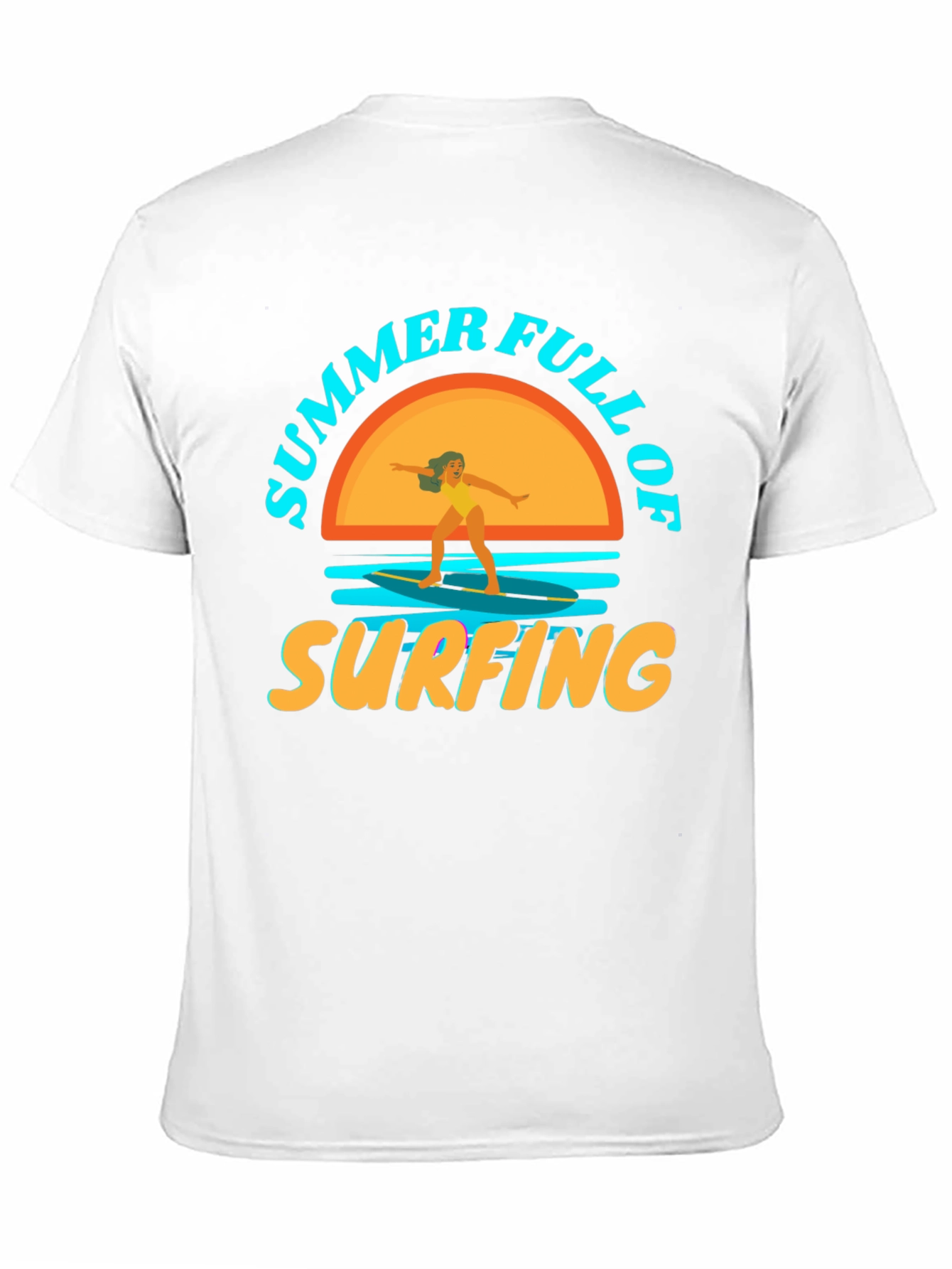 Summer Surfing T-Shirt: Beach Vibes