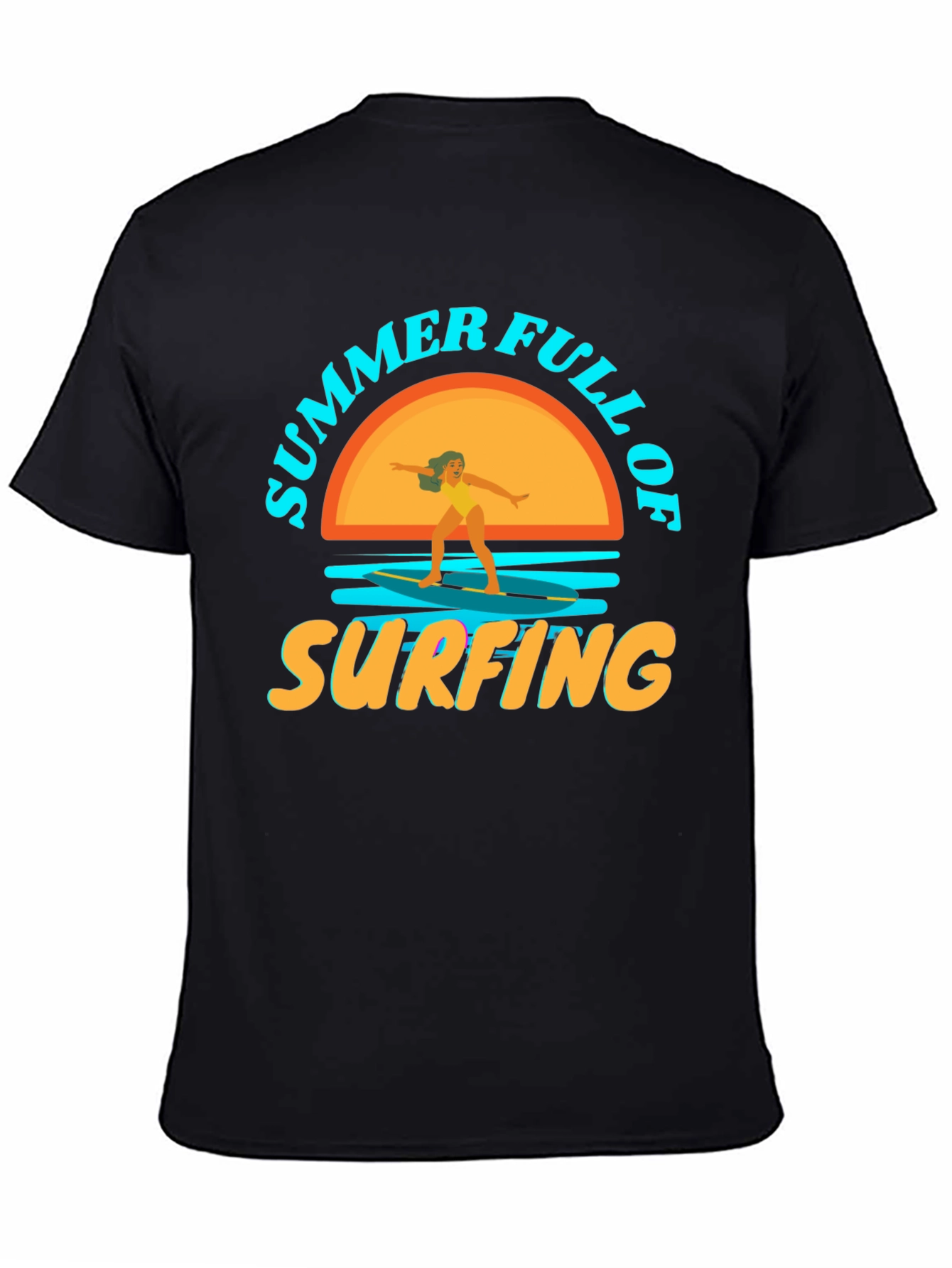 Summer Surfing T-Shirt: Beach Vibes