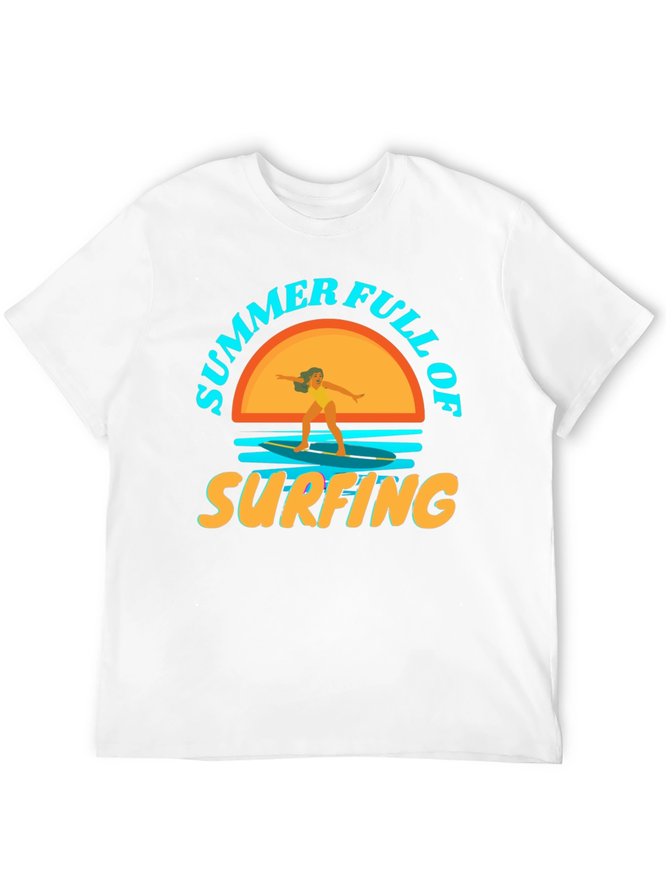 Summer Surfing T-Shirt: Beach Vibes