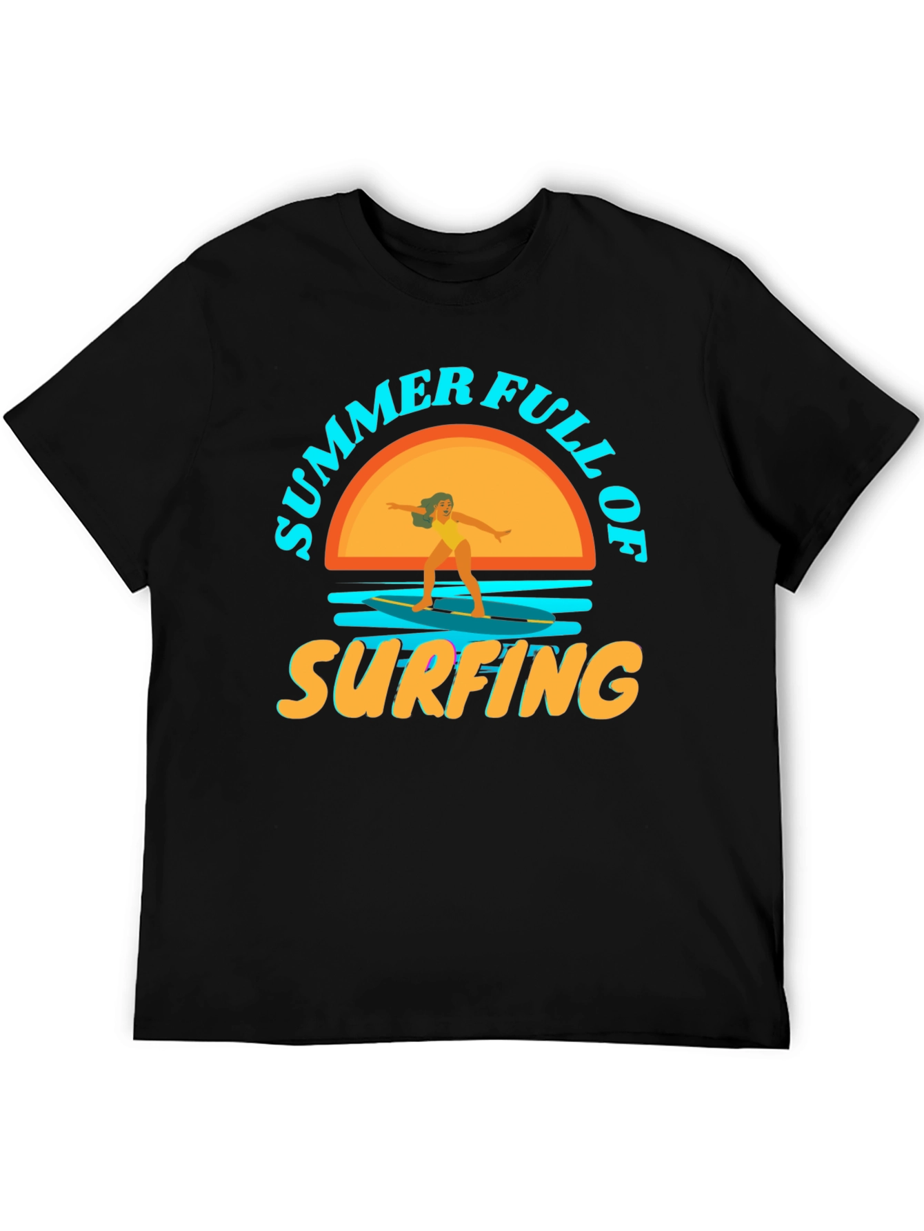 Summer Surfing T-Shirt: Beach Vibes