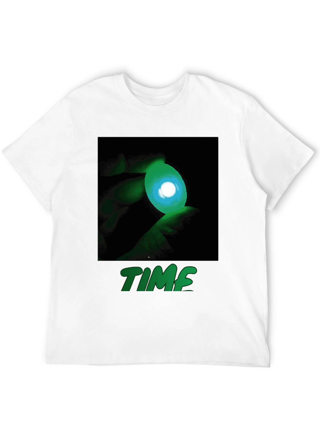 Time Eye Graphic Black Tee