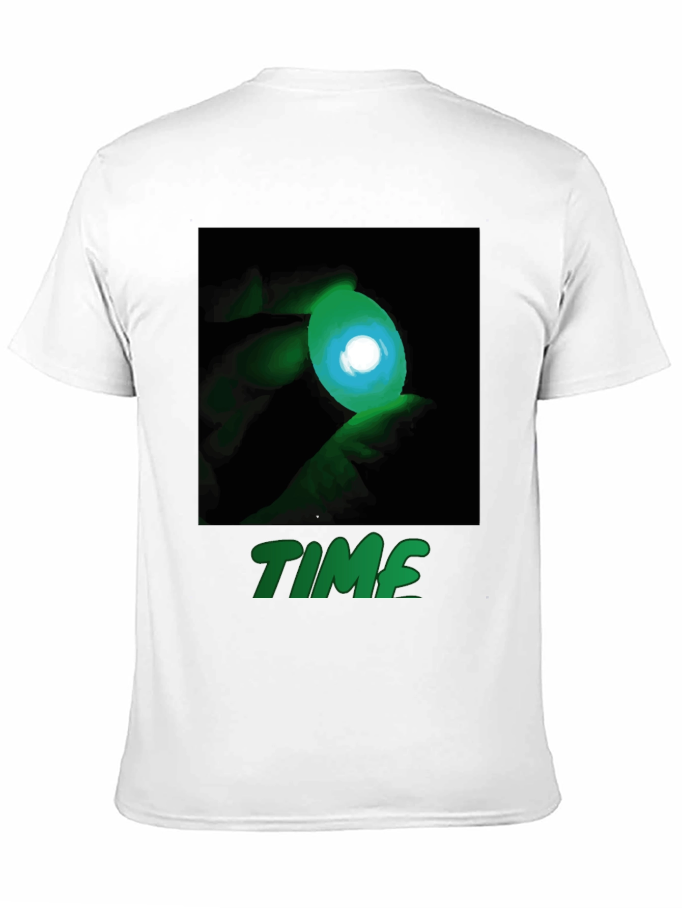 Time Eye Graphic Black Tee