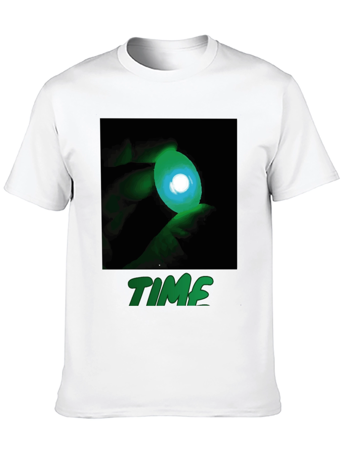 Time Eye Graphic Black Tee