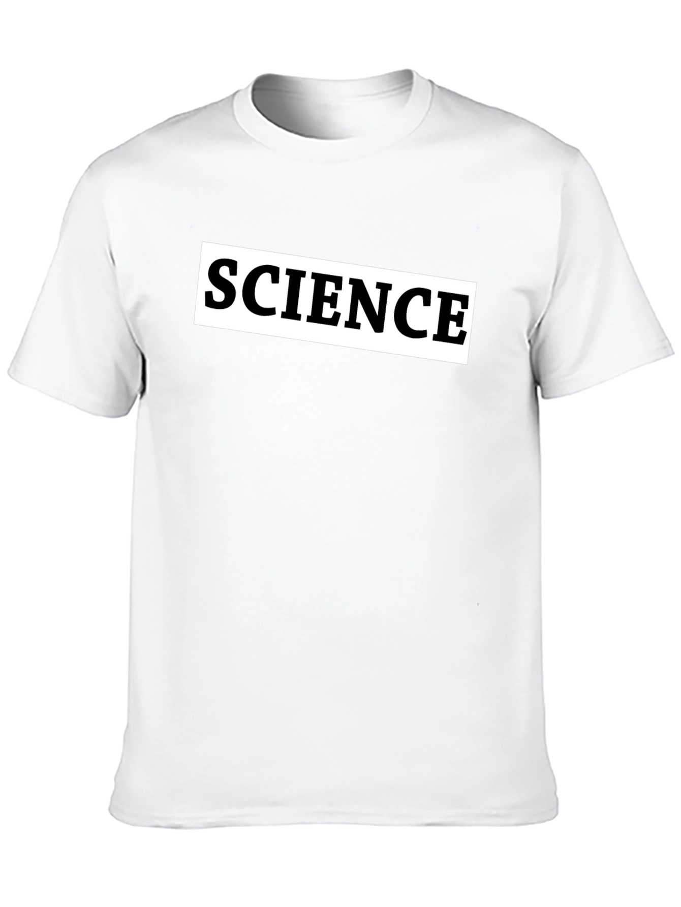 Science Graphic T-Shirt - Comfortable Black Tee