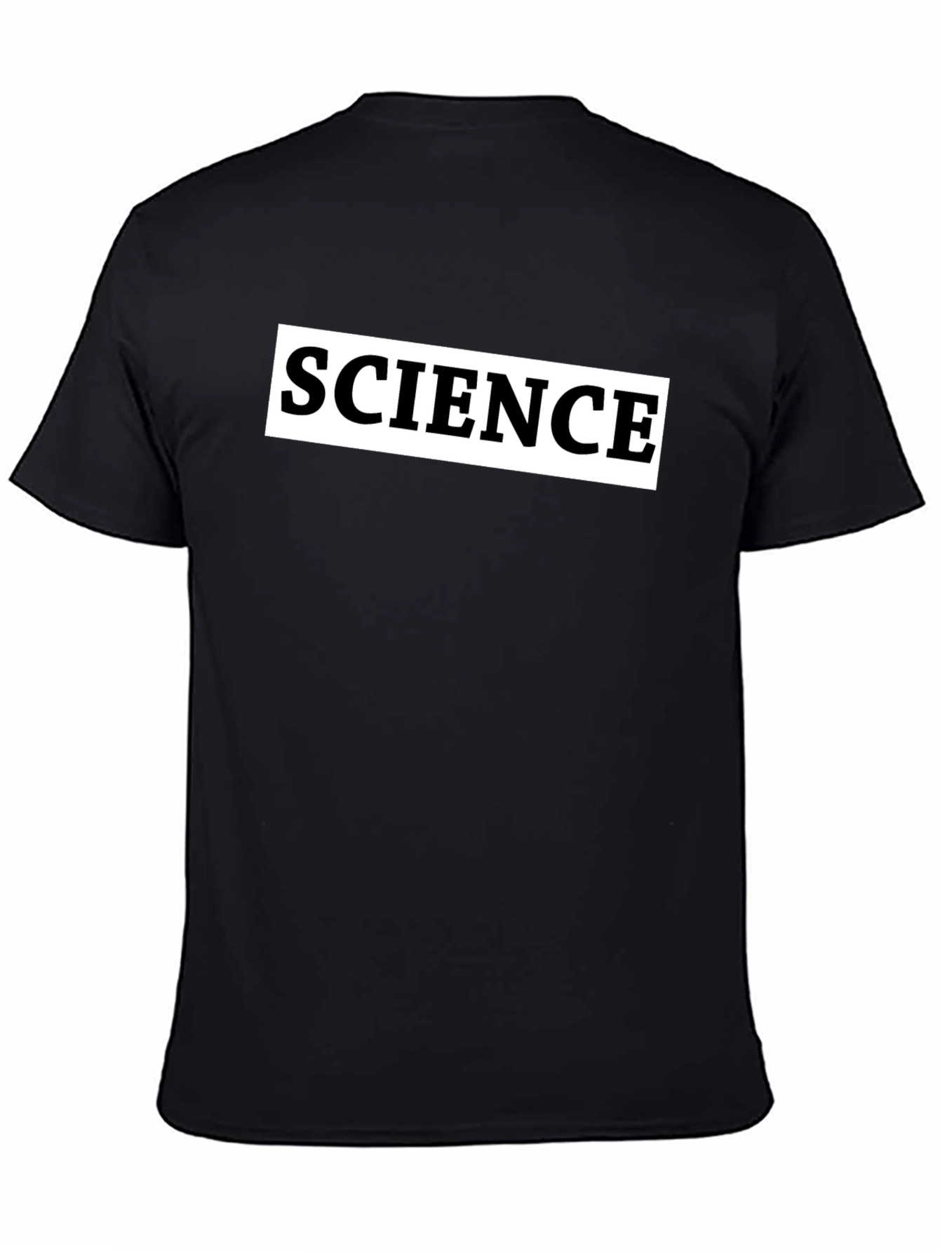 Science Graphic T-Shirt - Comfortable Black Tee