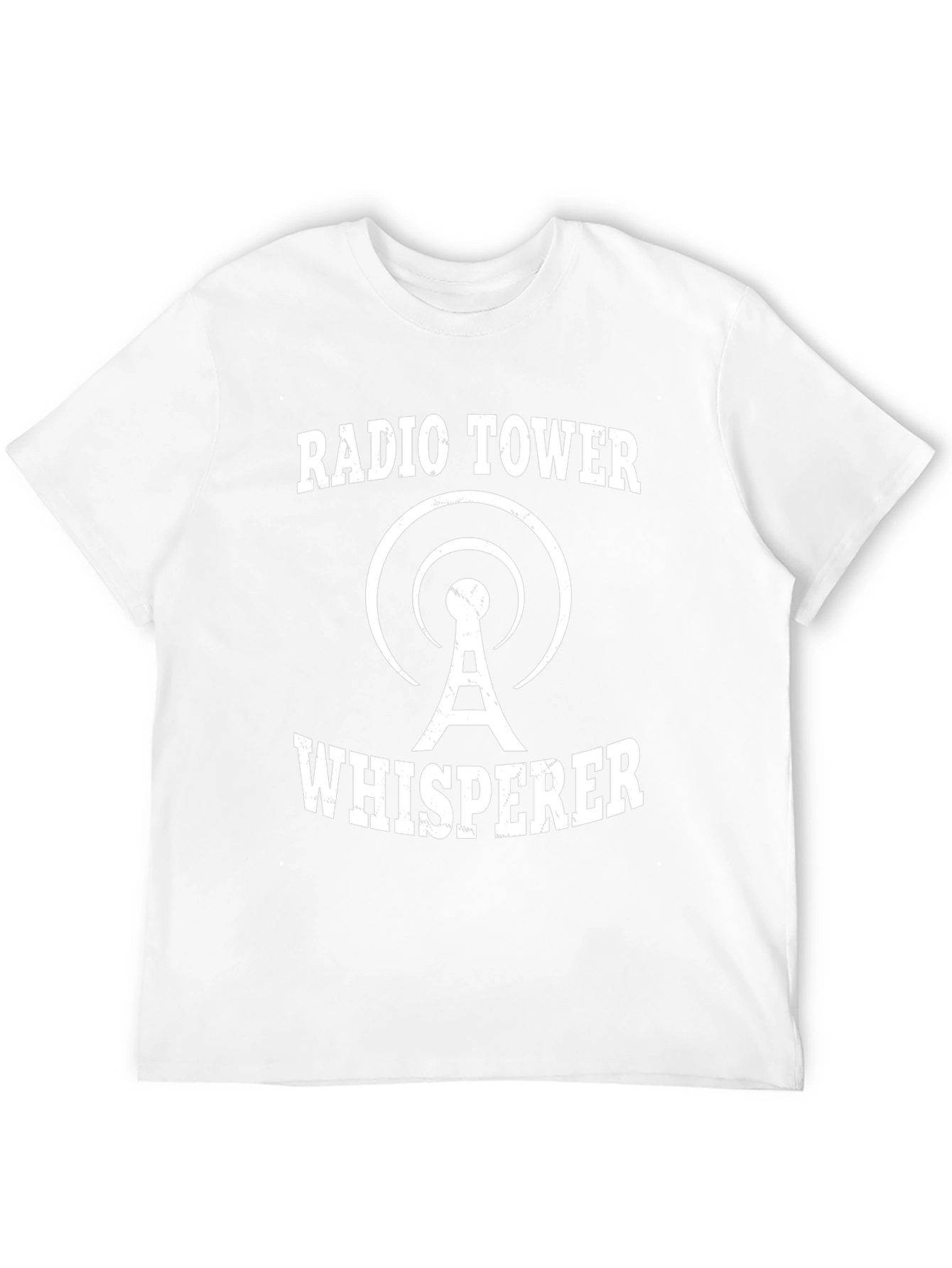 Radio Tower Whisperer Black T-Shirt