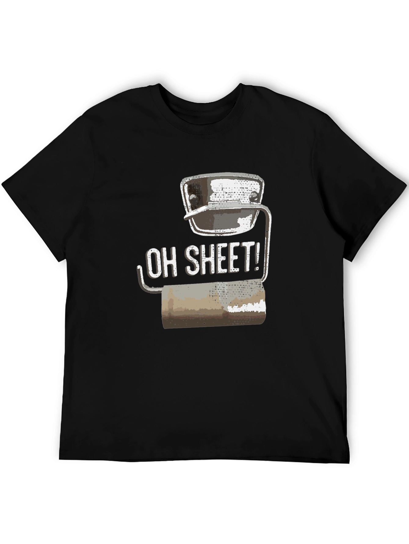 Humorous Oh Sheet! Toilet Paper T-Shirt