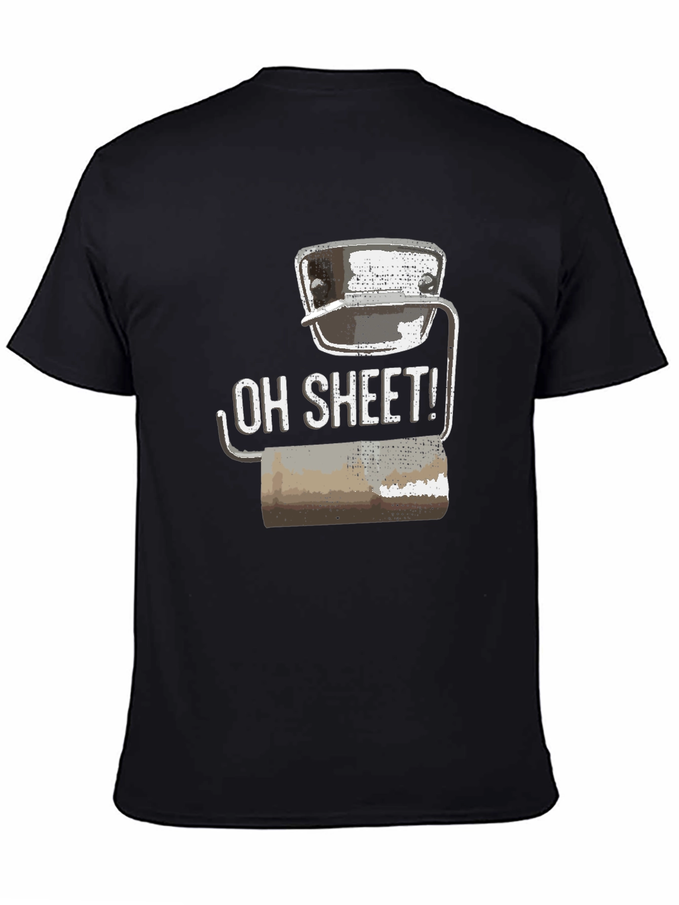 Humorous Oh Sheet! Toilet Paper T-Shirt