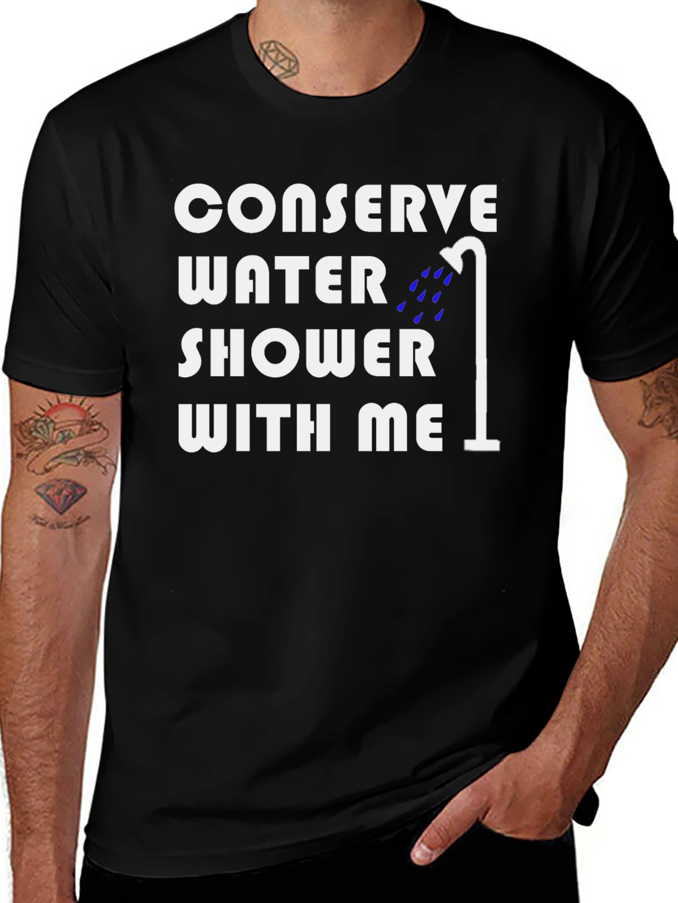 Conserve Water Shower With Me T-Shirt