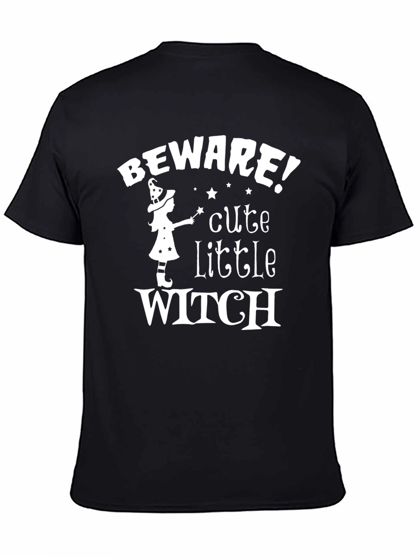 Beware Cute Little Witch T-Shirt - Halloween