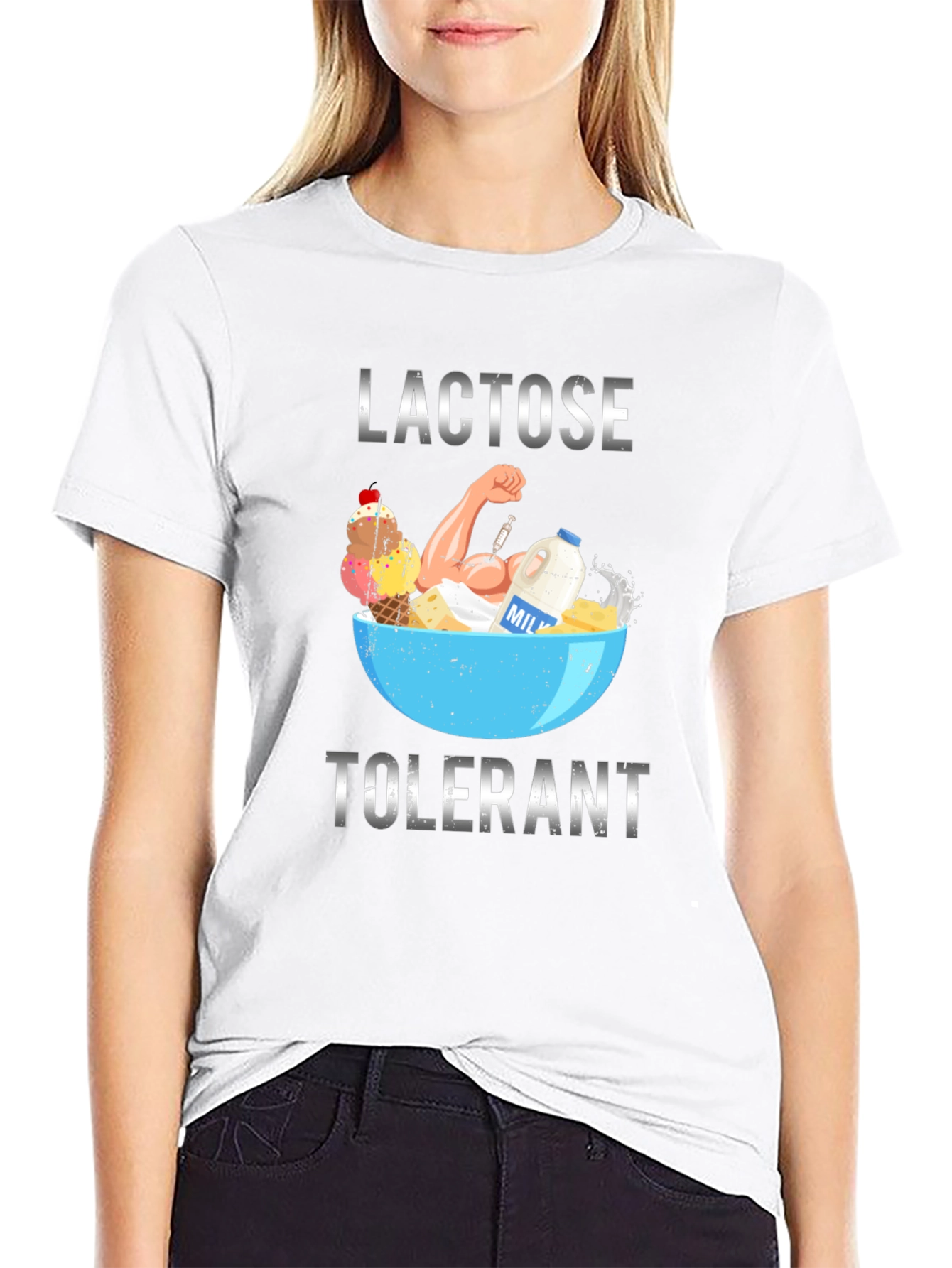 Lactose Tolerant Graphic T-Shirt