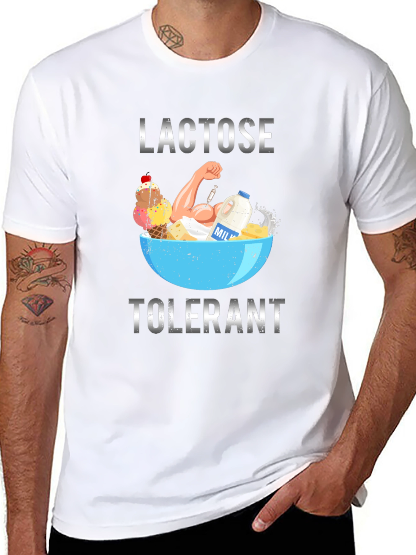 Lactose Tolerant Graphic T-Shirt