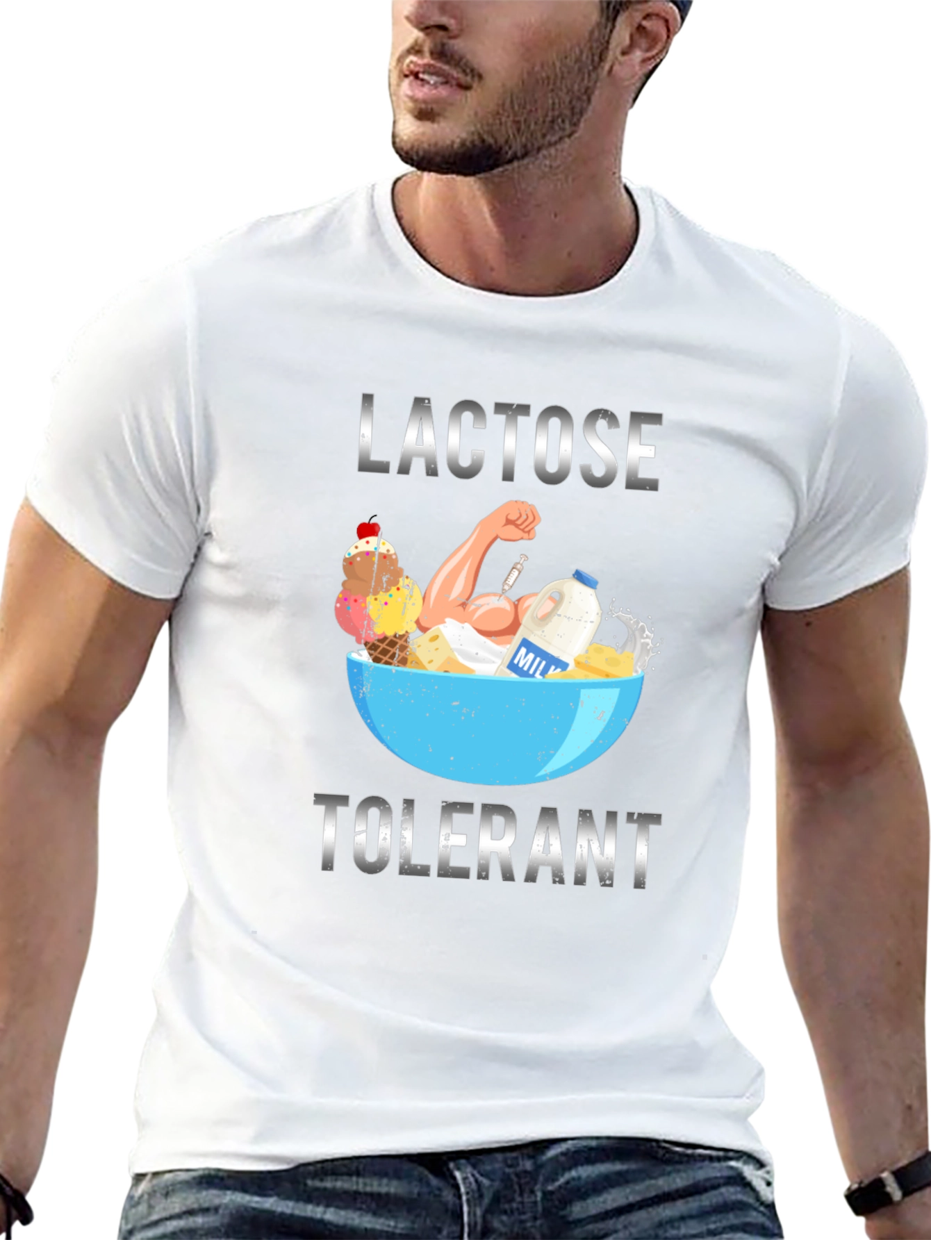 Lactose Tolerant Graphic T-Shirt