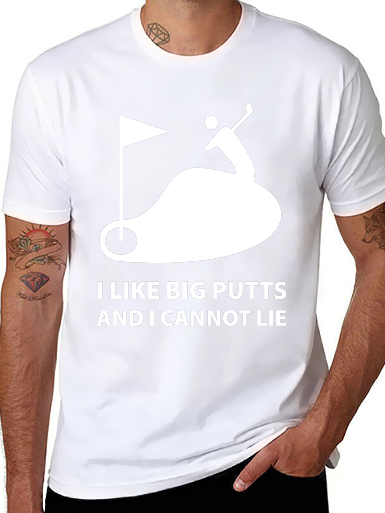 I Like Big Putts Funny Golfing T-Shirt