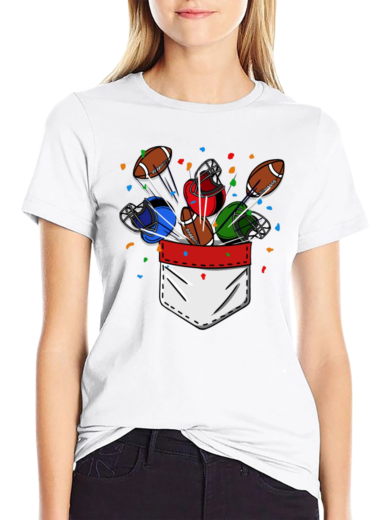 Football Pocket T-Shirt