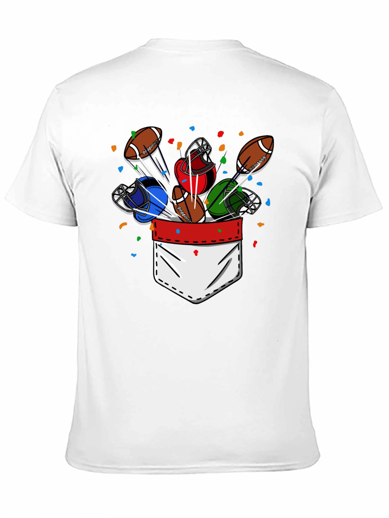 Football Pocket T-Shirt