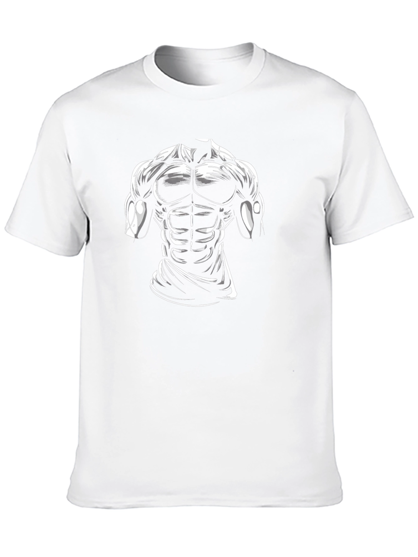 Funny Muscled Chest T-Shirt