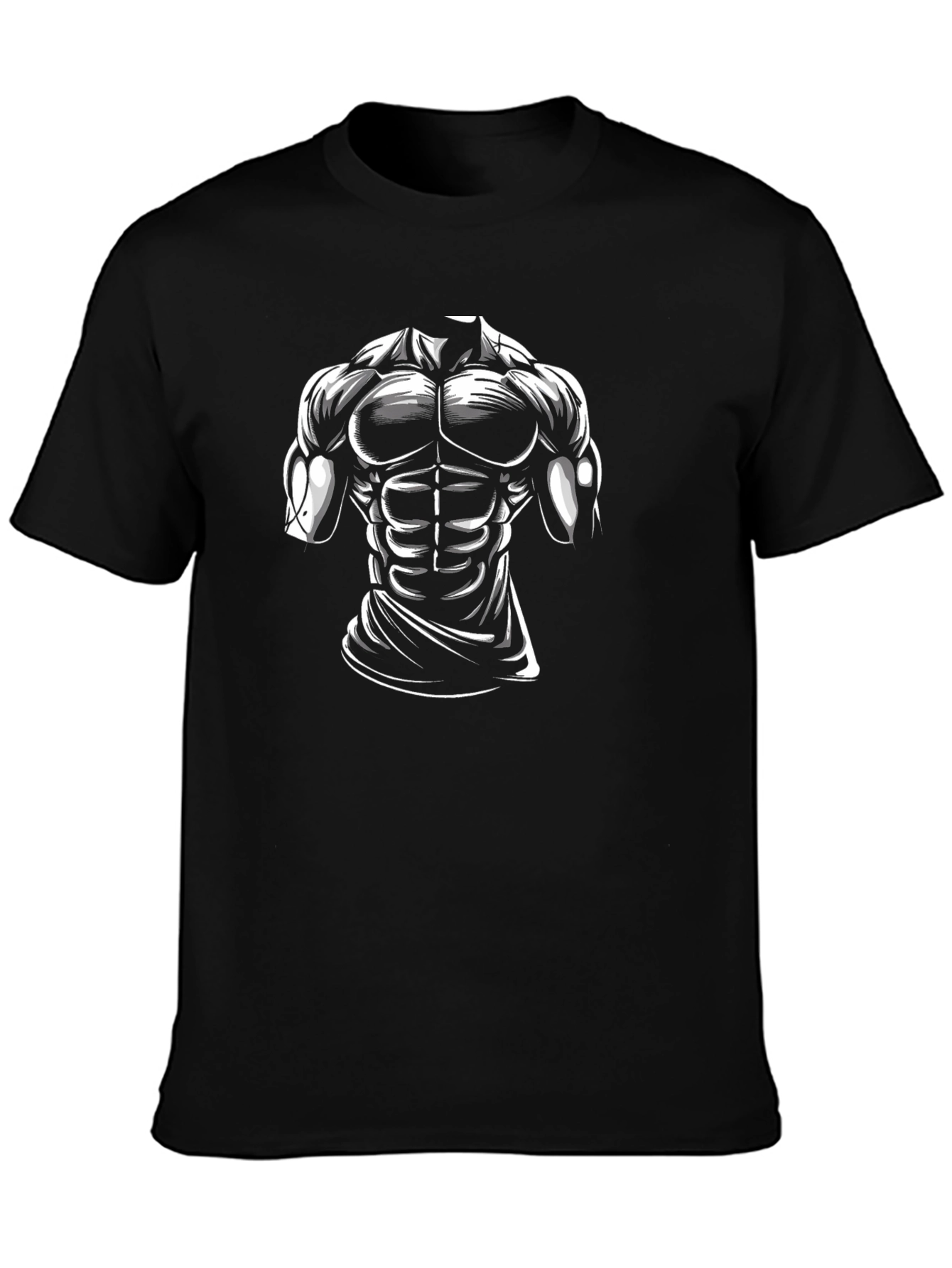 Funny Muscled Chest T-Shirt