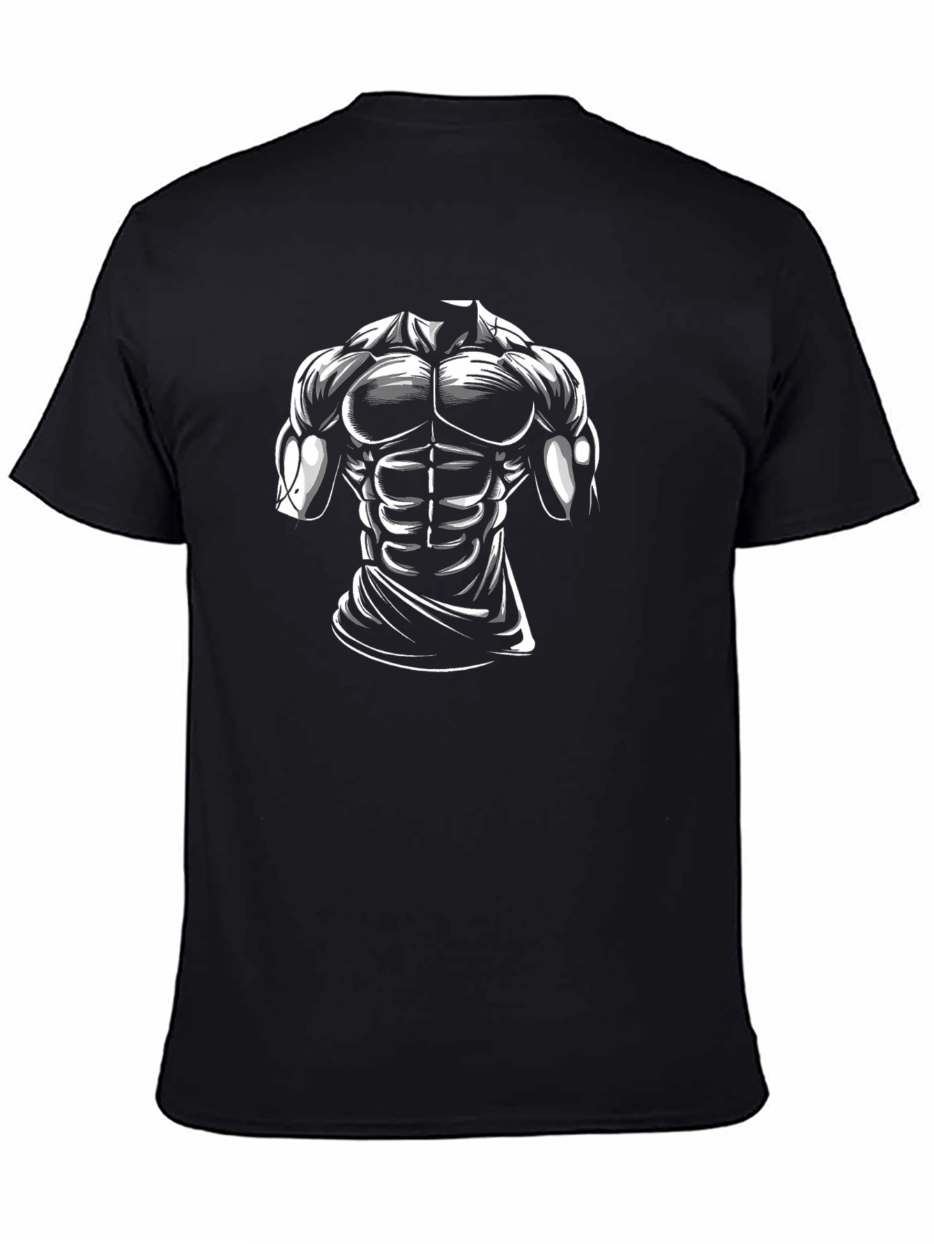 Funny Muscled Chest T-Shirt