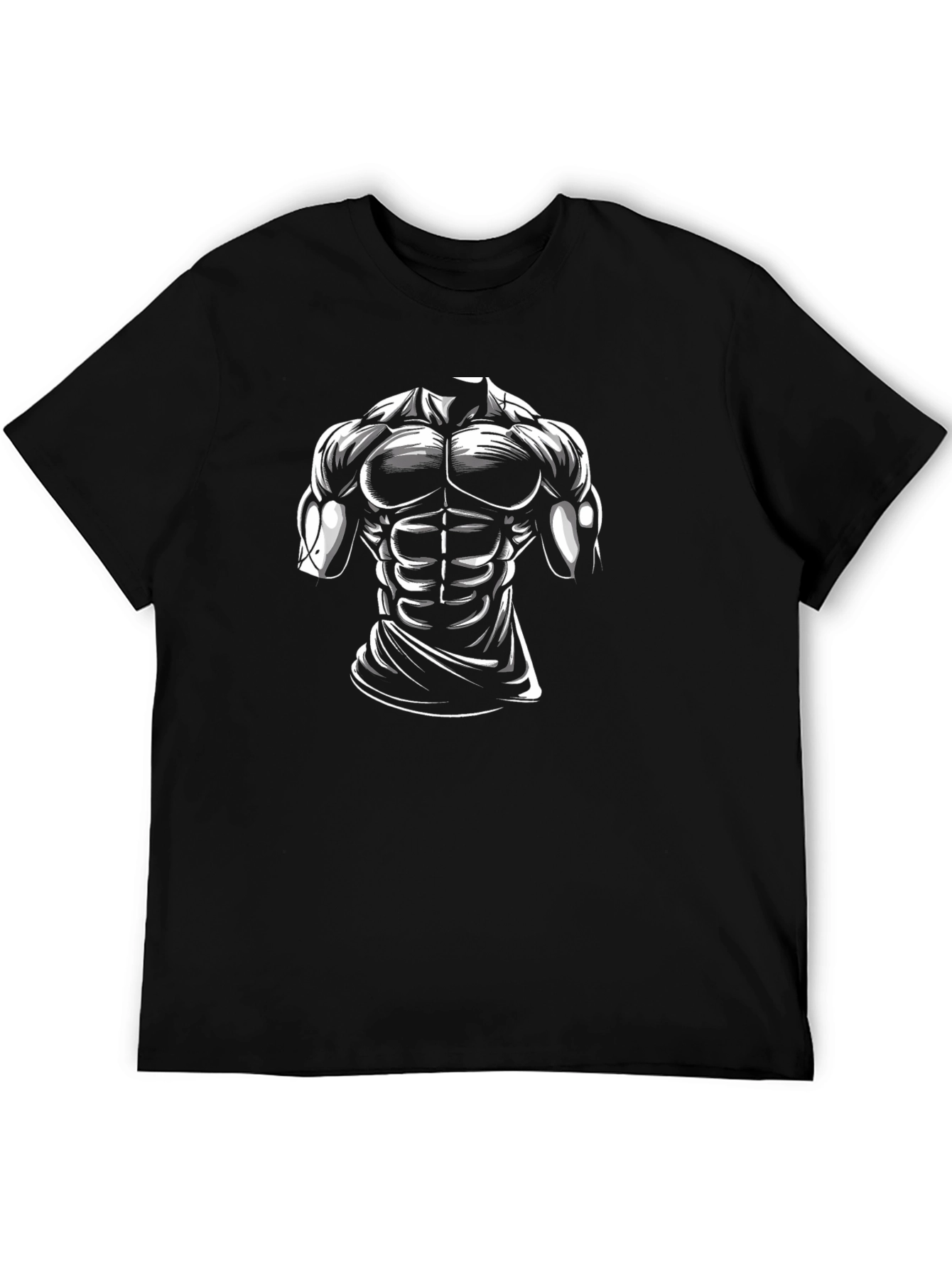 Funny Muscled Chest T-Shirt