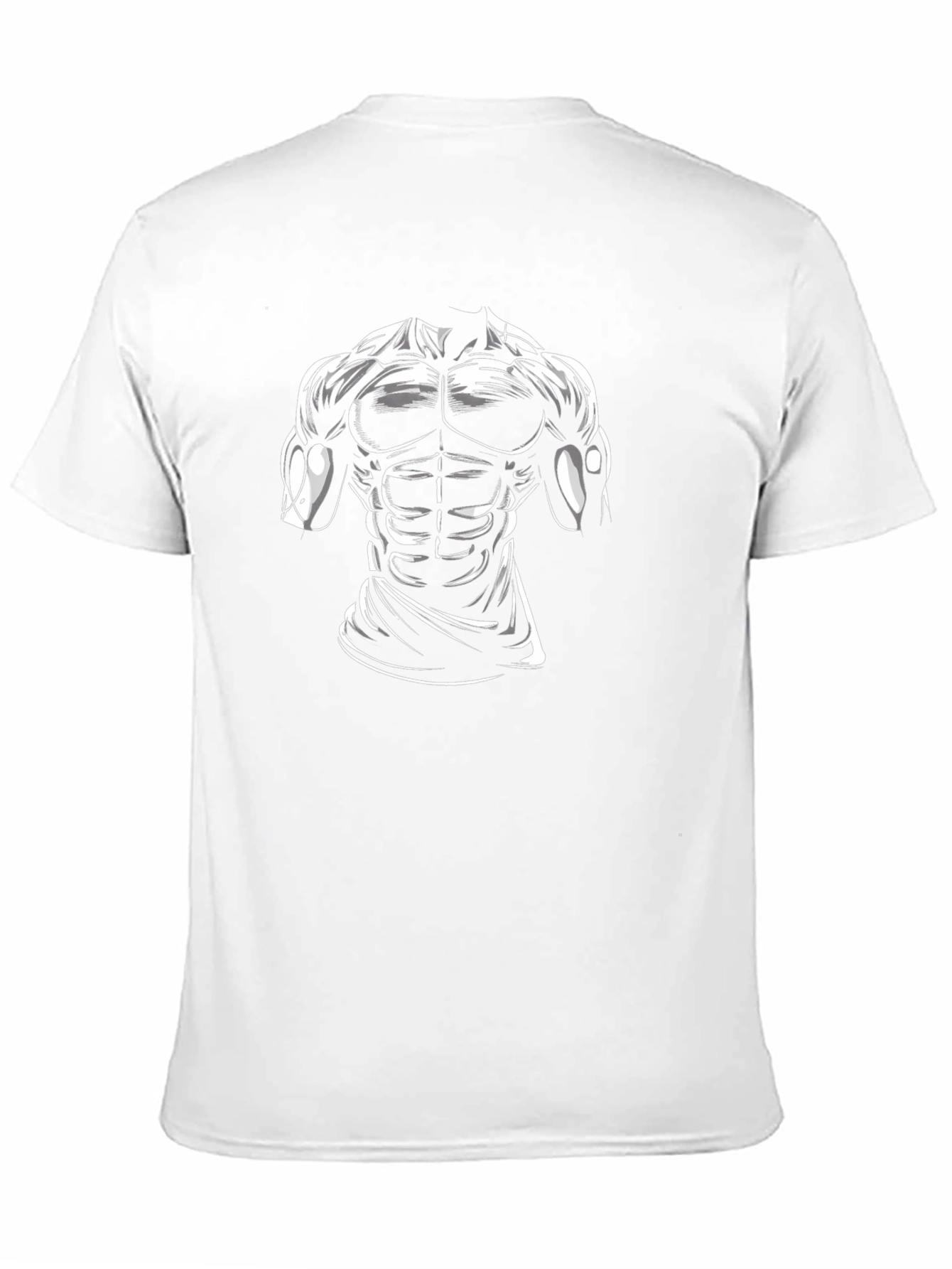 Funny Muscled Chest T-Shirt