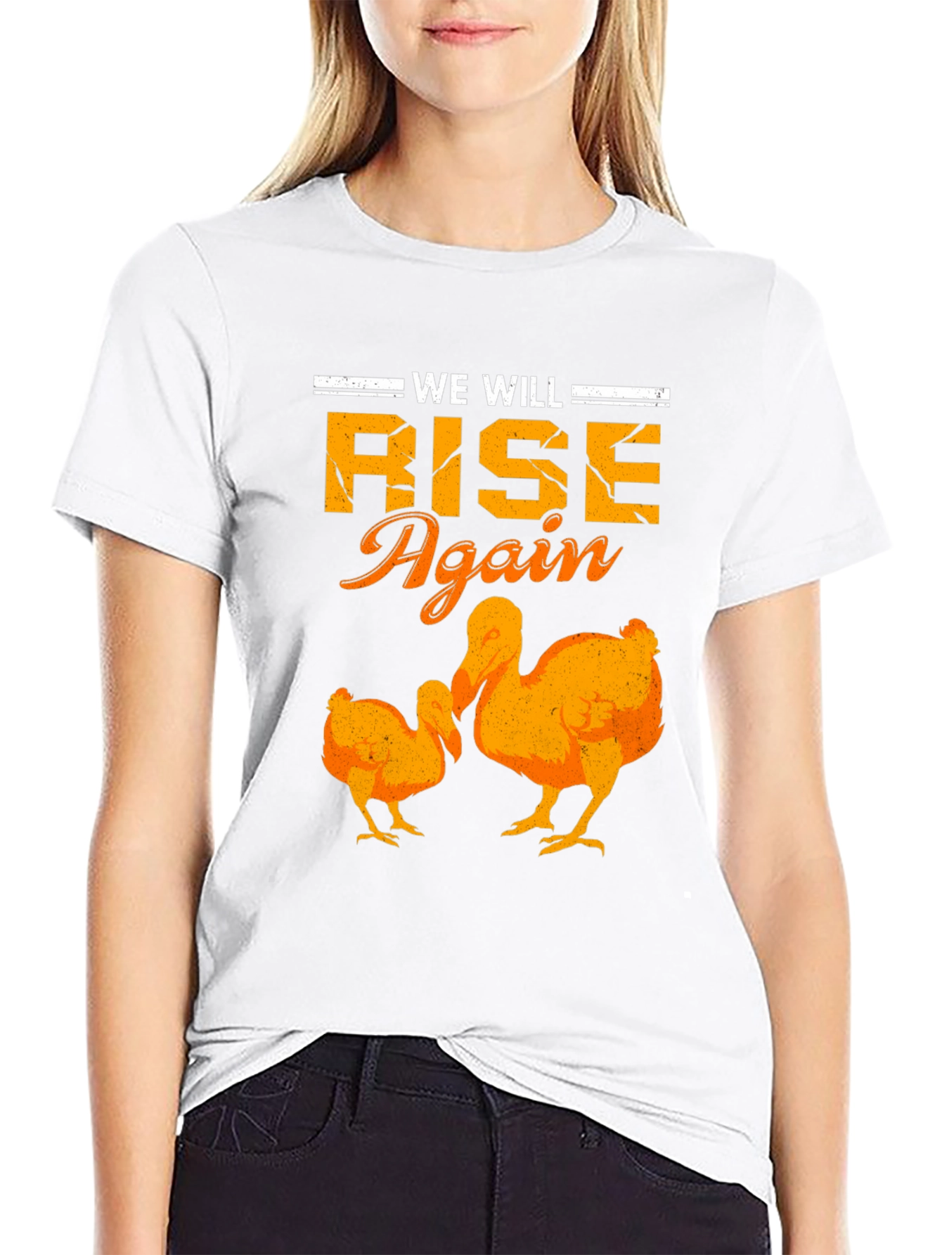 We Will Rise Again Dodo Bird Graphic T-Shirt