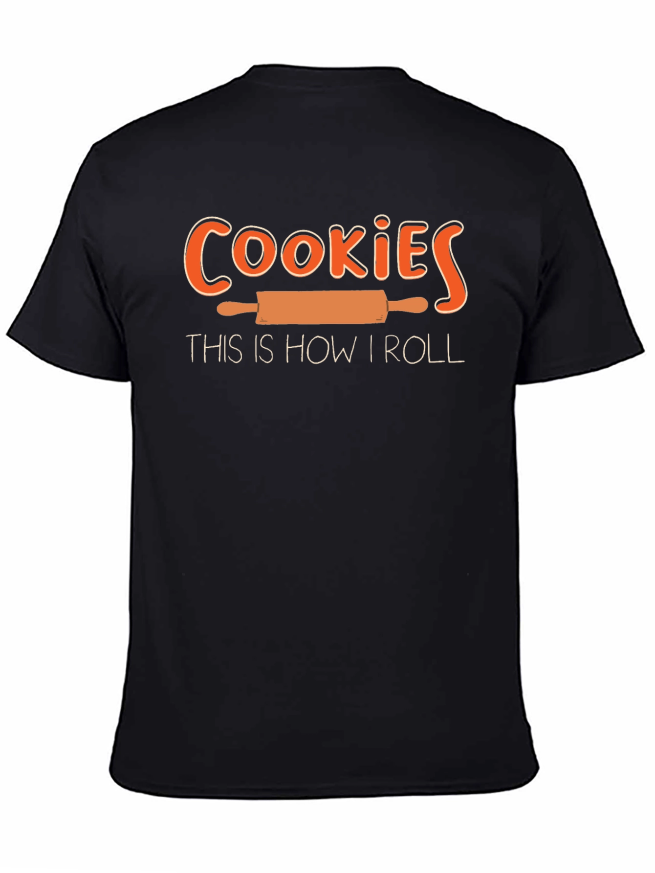 Cookies This is How I Roll T-Shirt - Black